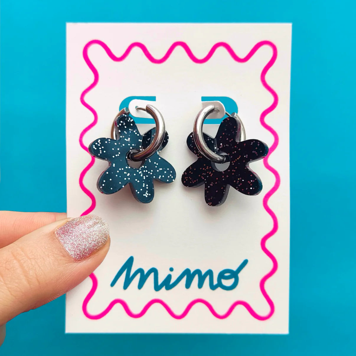 Flower Hoops - Midnight Party