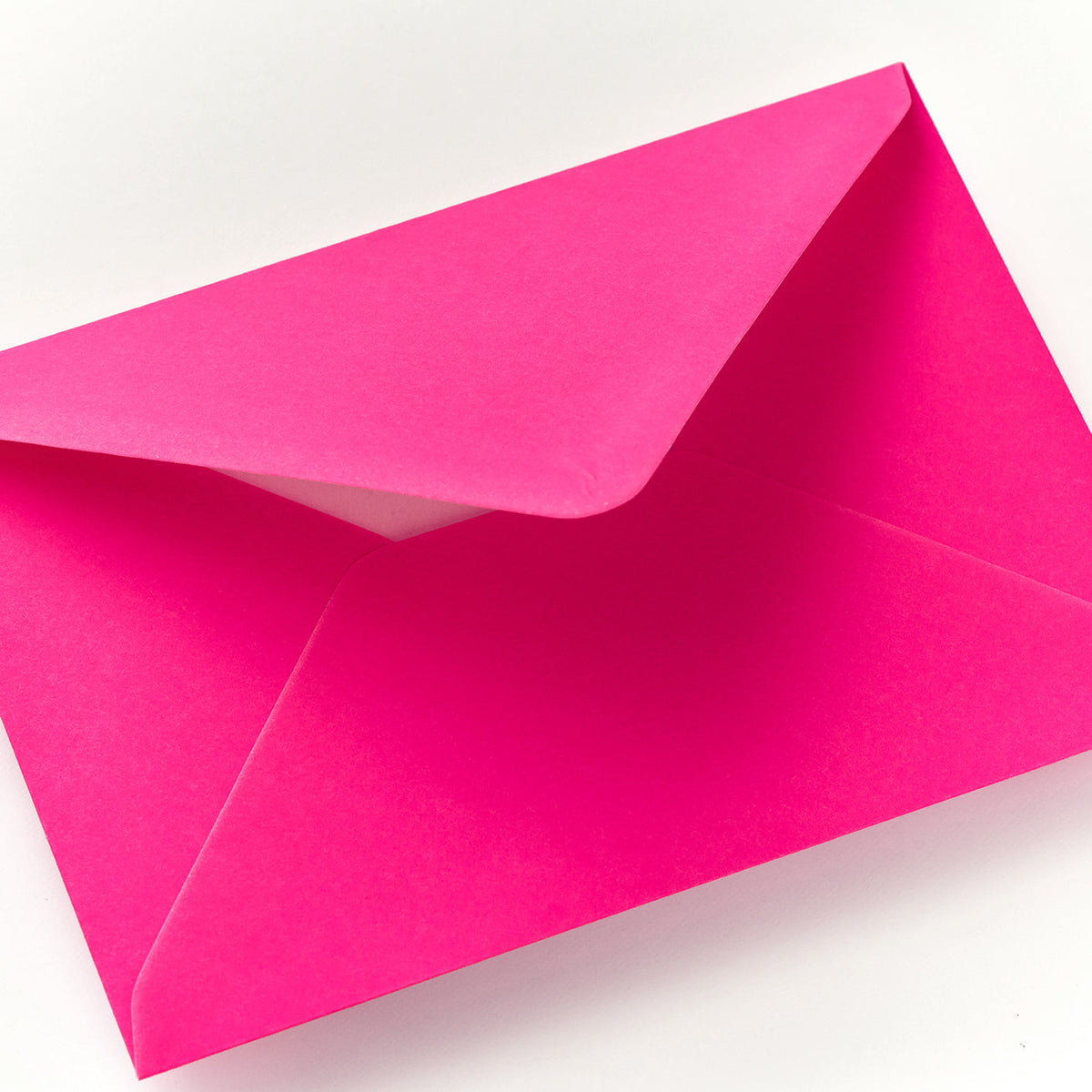 Old Cake Greeting Card with neon pink envelope