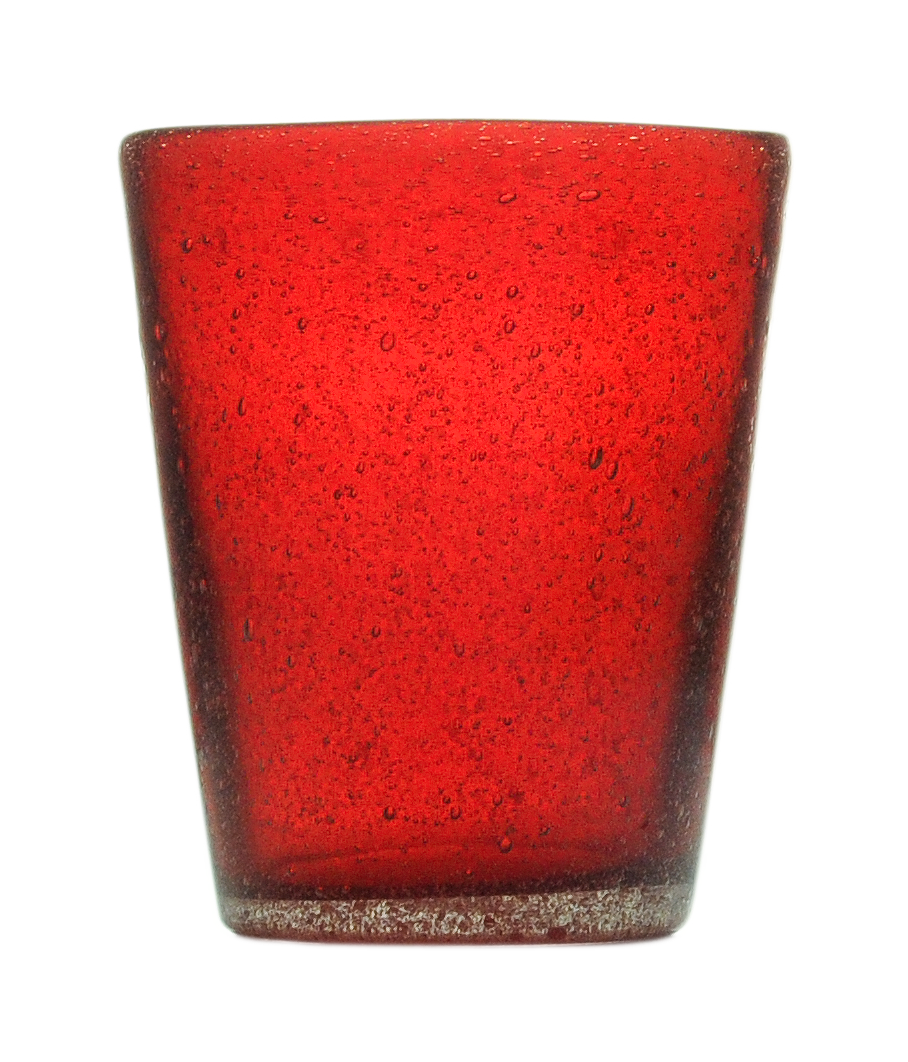 Memento Glass Tumbler - Red