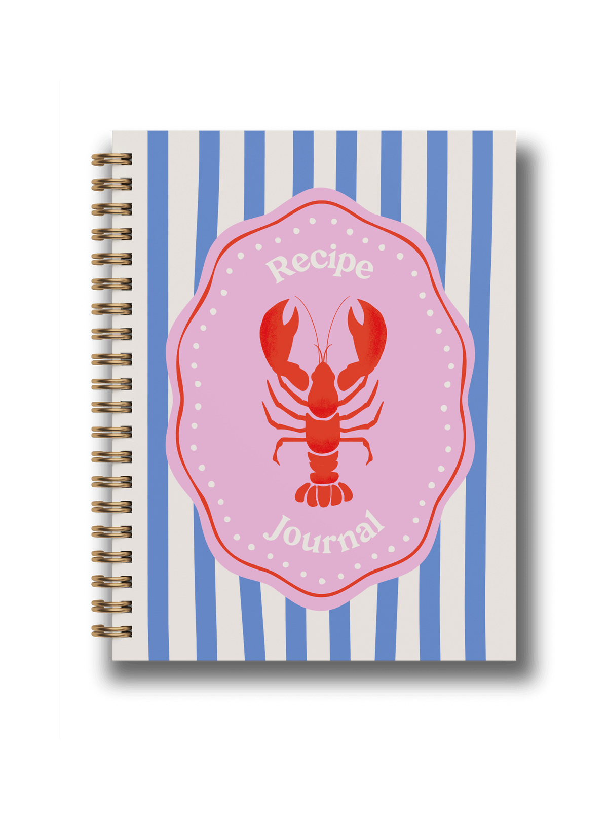 Recipe journal, Lobster cover