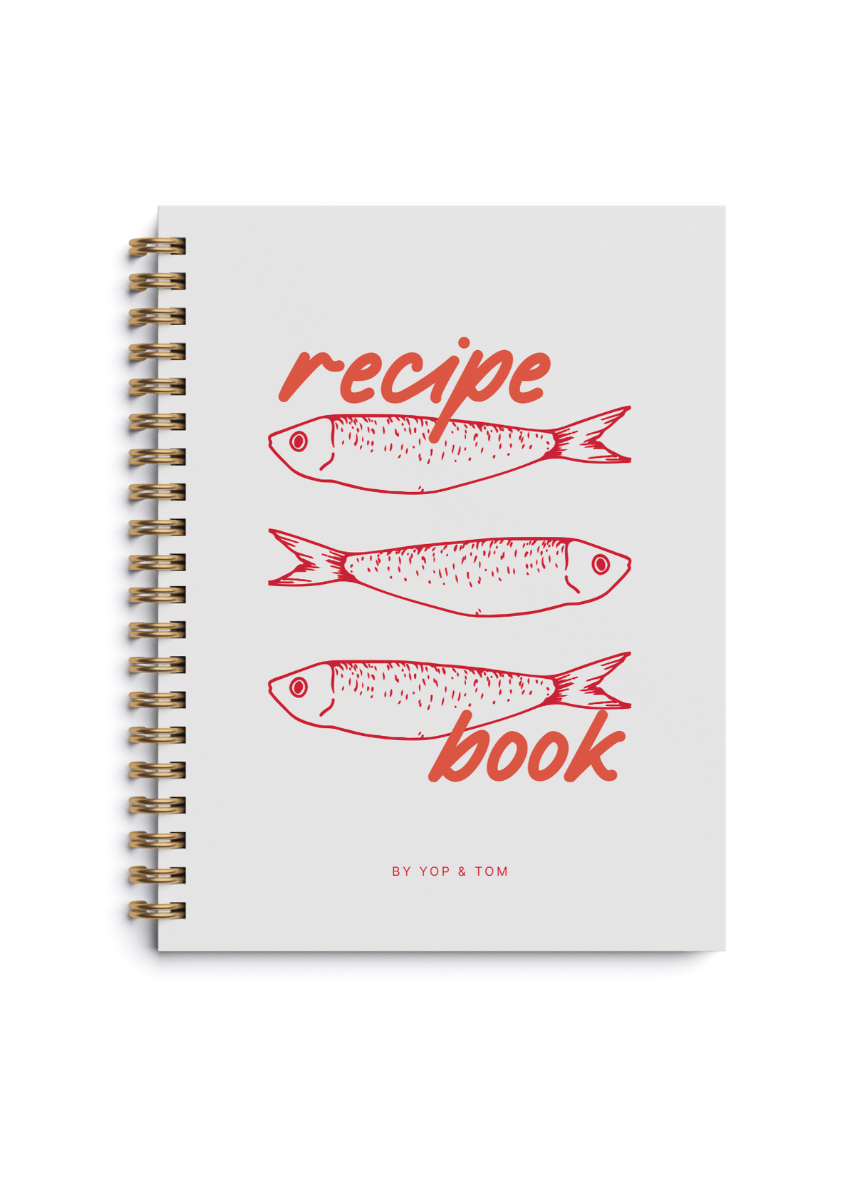Recipe journal, Three Little Fish cover