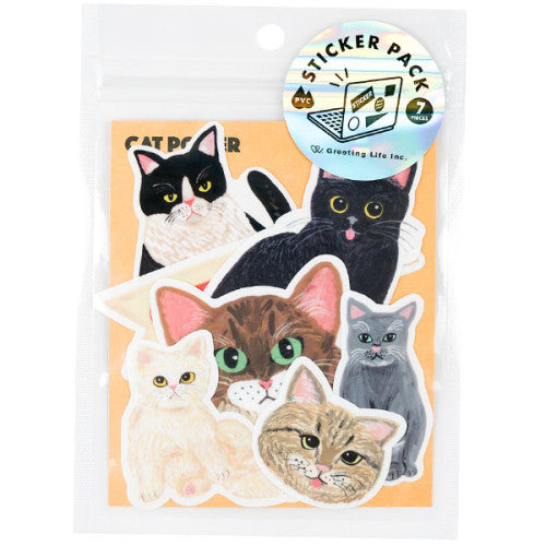 Mirocomachiko Sodeyama Kahoko Cat Stickers