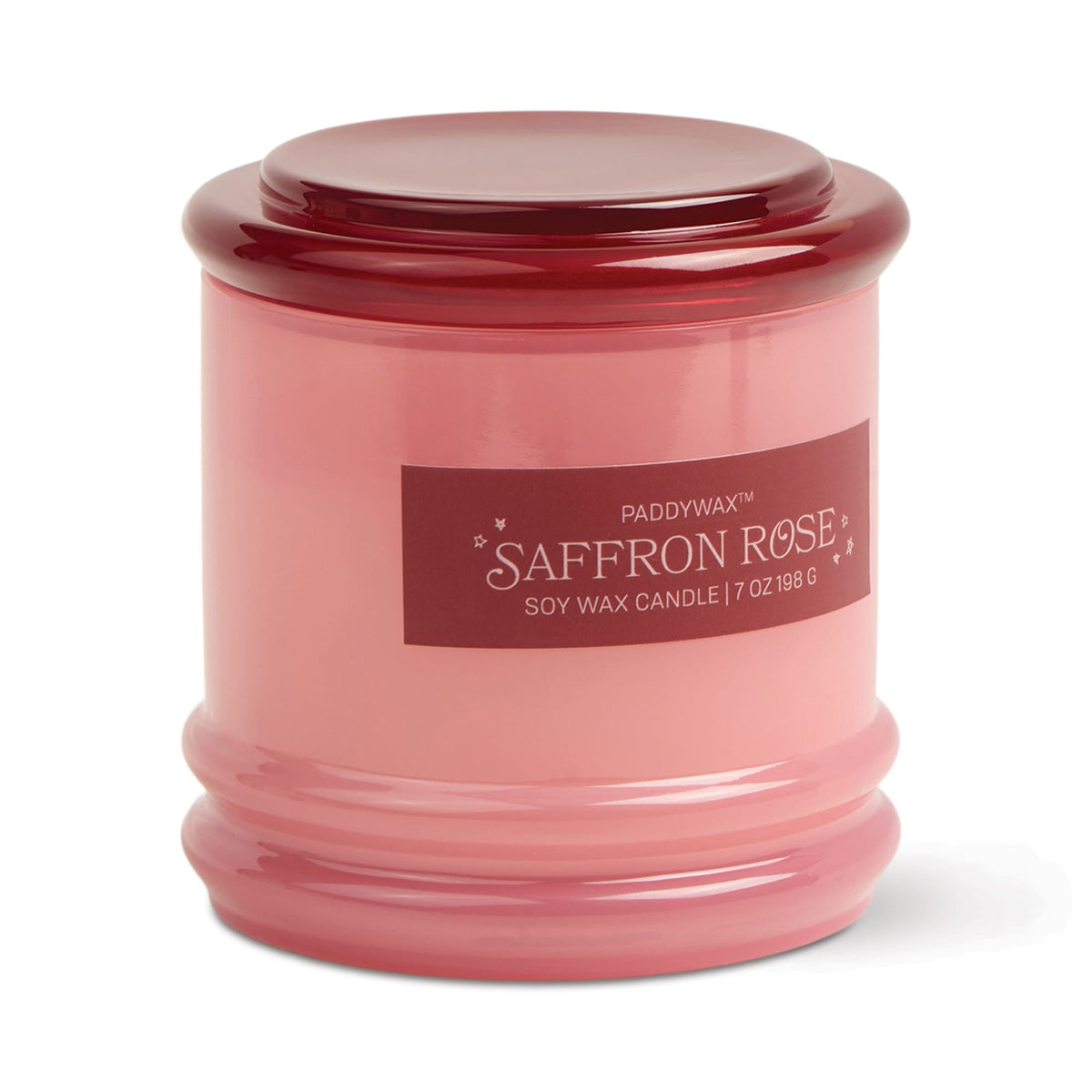 Stack Glass Candle - Saffron Rose