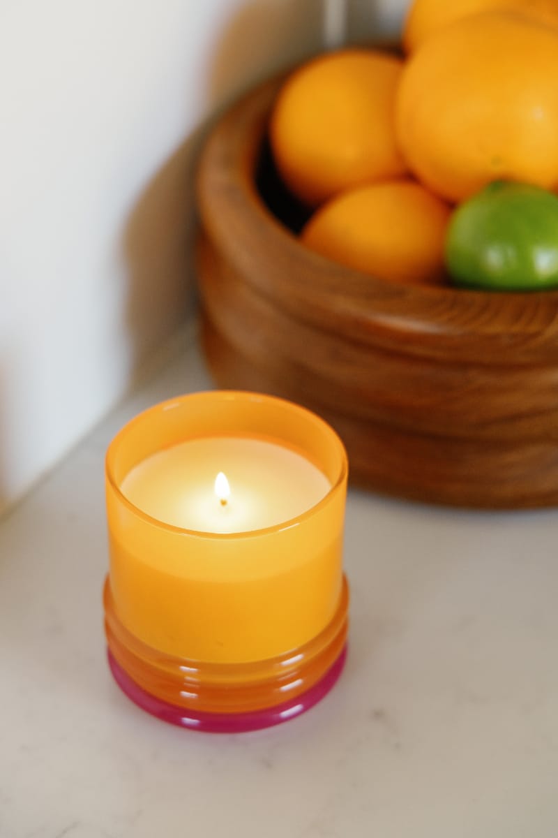 Stack Glass Candle - Infrared Mango