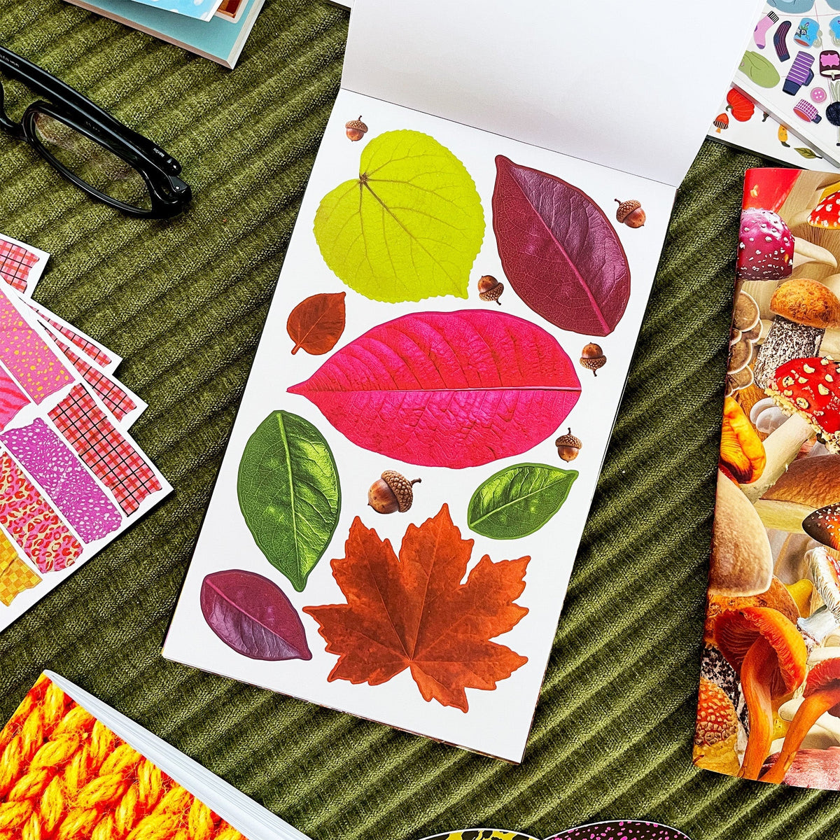 Fall Junk Journal Sticker Book alphabet stickers