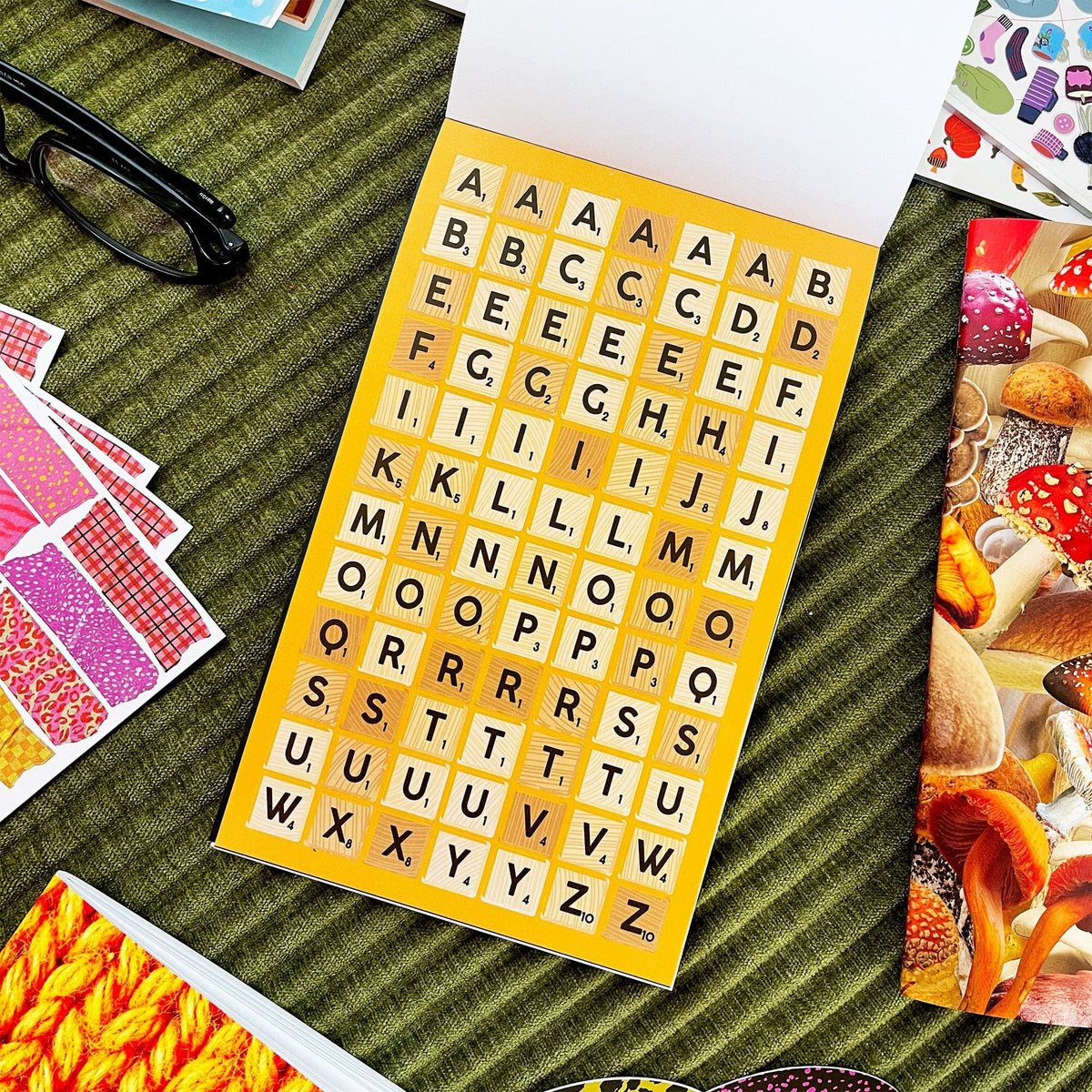 Fall Junk Journal Sticker Book pattern paper pages
