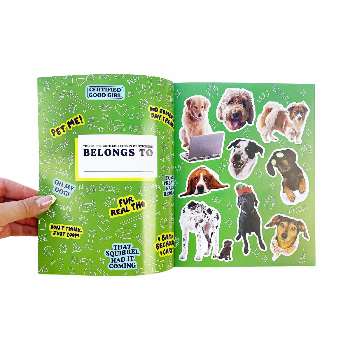 Dog-gone Adorable Dog Sticker Book, lifestyle photo 3