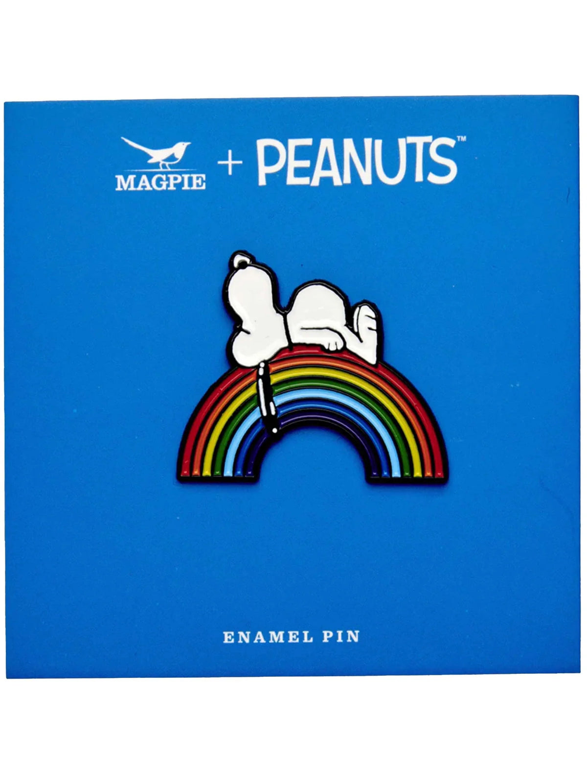 Peanuts Good Vibes Pin - Rainbow