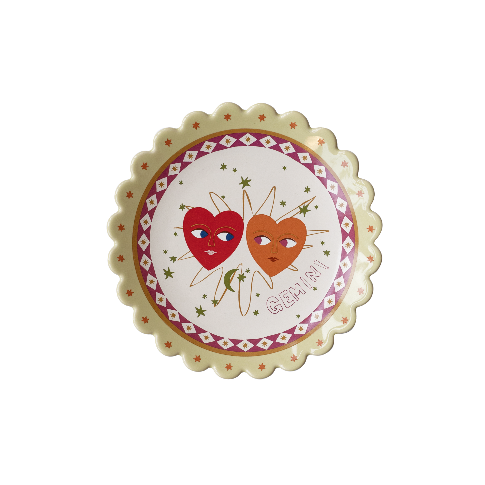 Zodiac Sign Plate - Gemini | All The Luck In The World