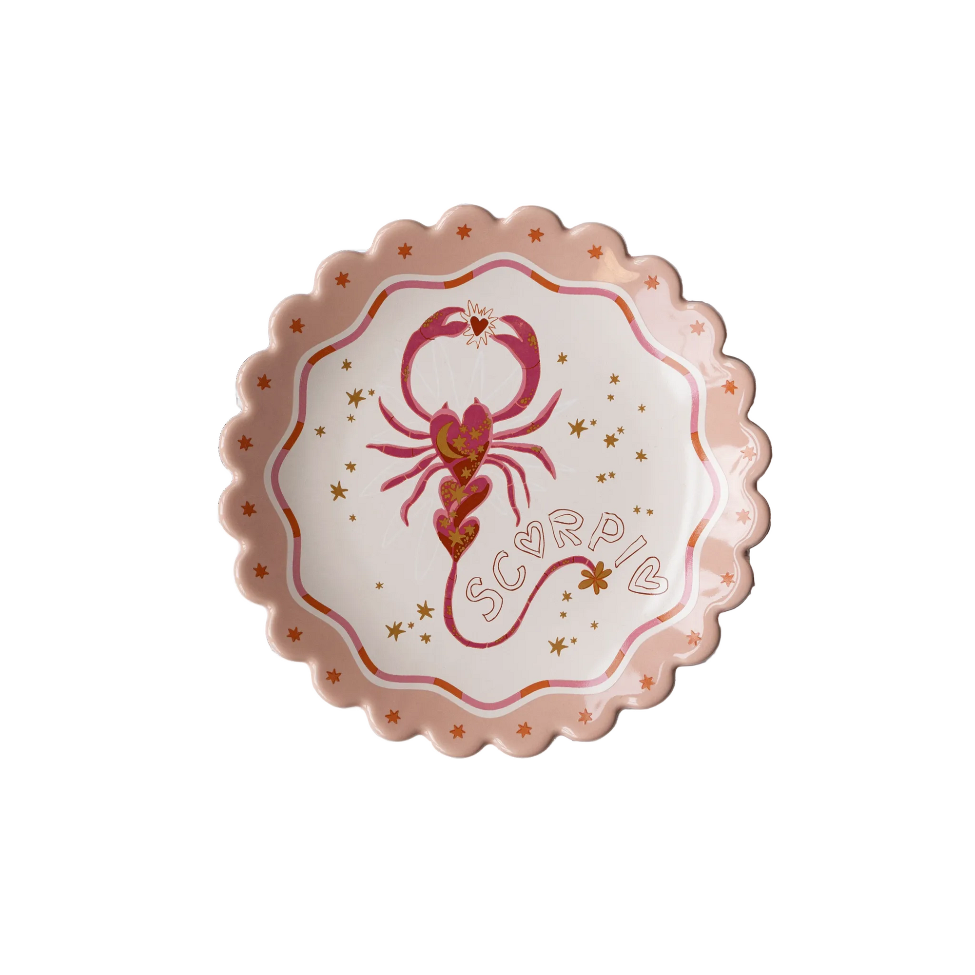Zodiac Sign Plate - Scorpio | All The Luck In The World