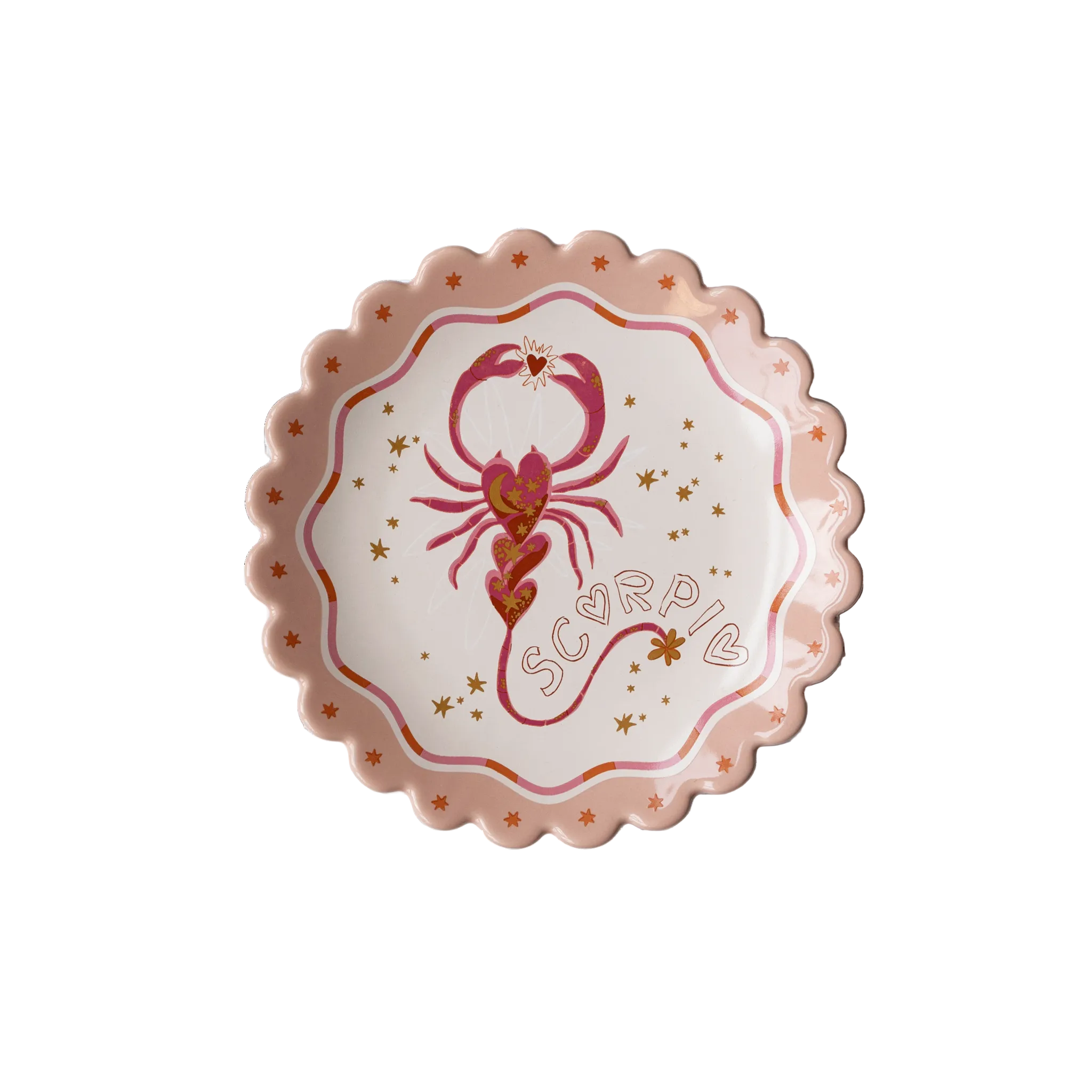 Zodiac Sign Plate - Scorpio | All The Luck In The World