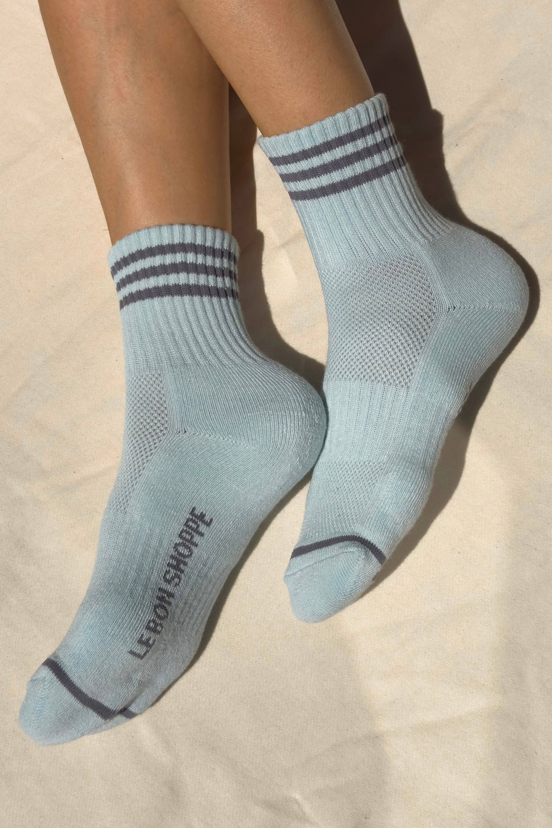 Le Bon Shoppe Girlfriend Socks - Navy
