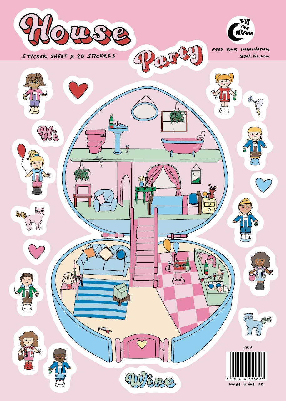 House Party Sticker Sheet