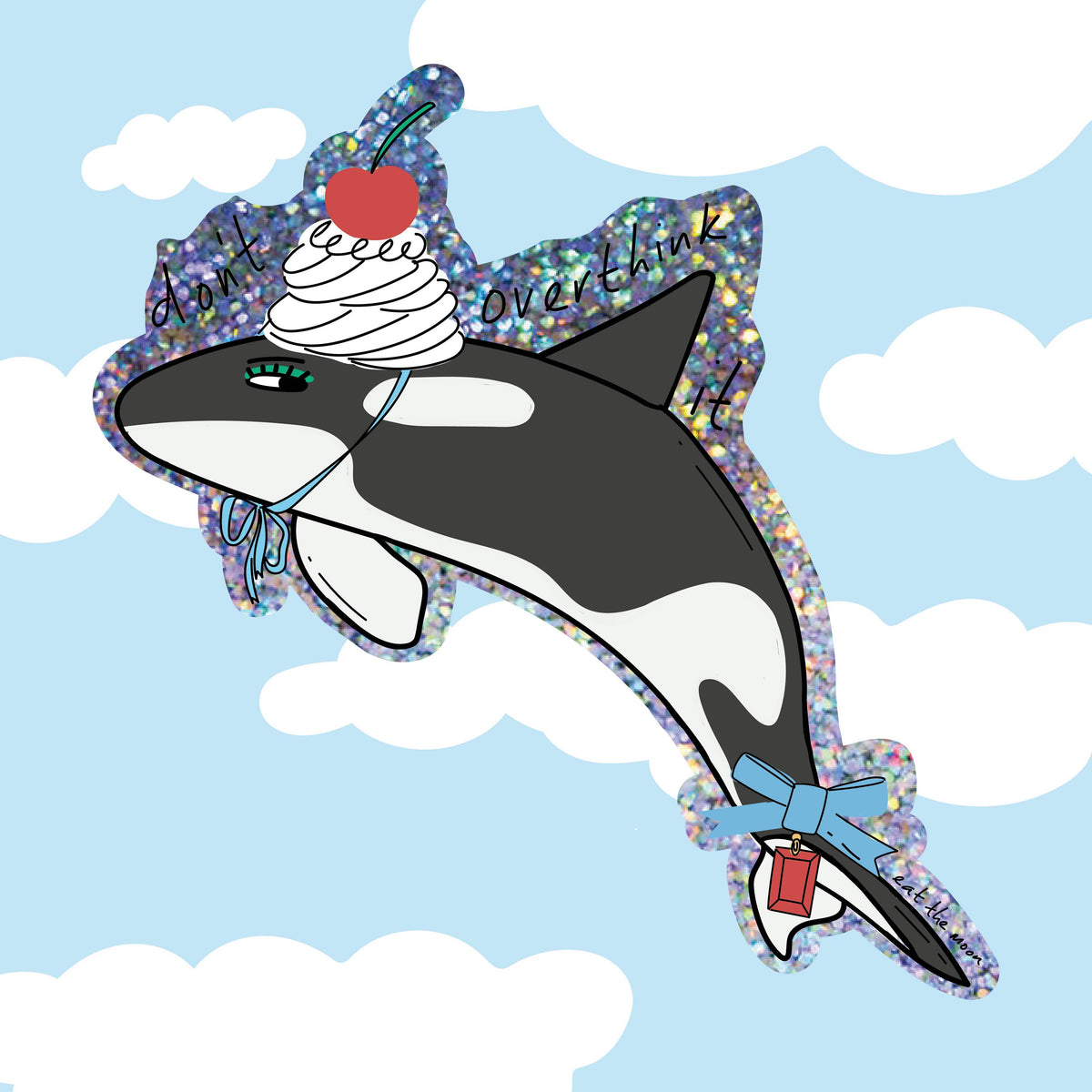 Whale Vinyl Sticker