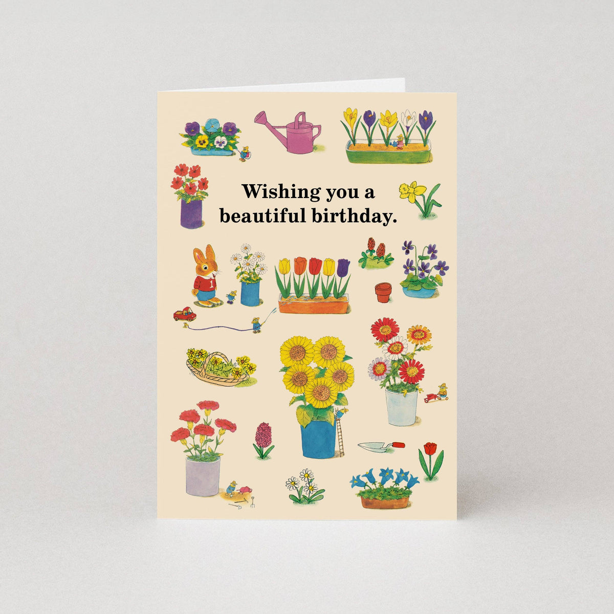 Beautiful Birthday - Greetings Card by Richard Scarry