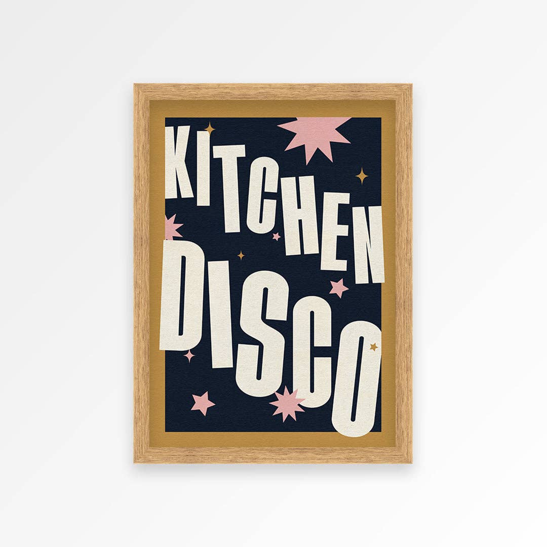 Kitchen Disco print detail shot