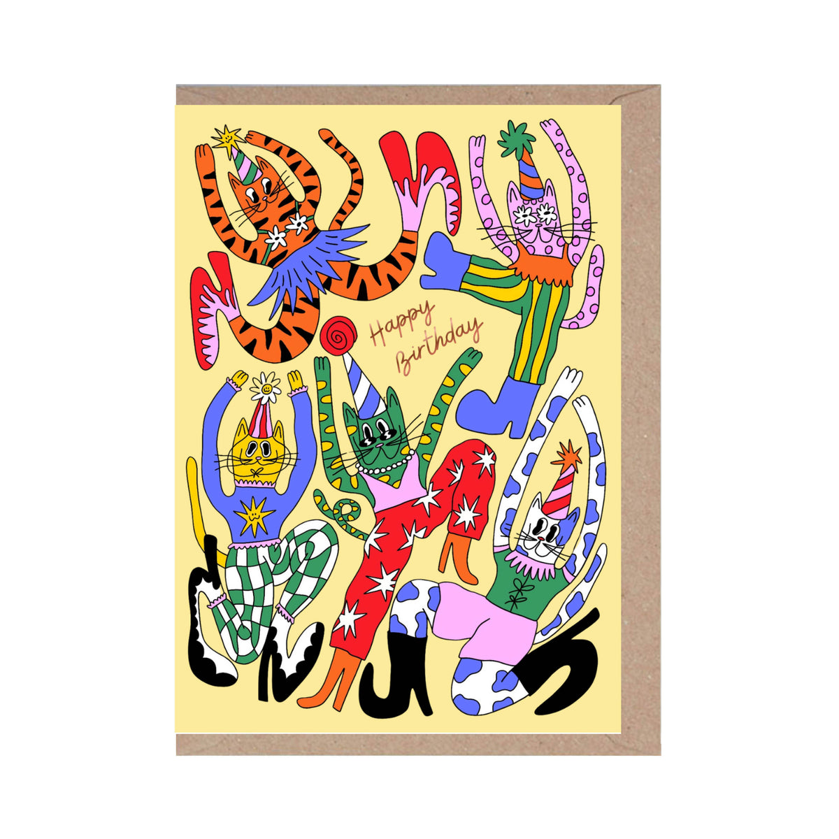 Party Cats Birthday Card