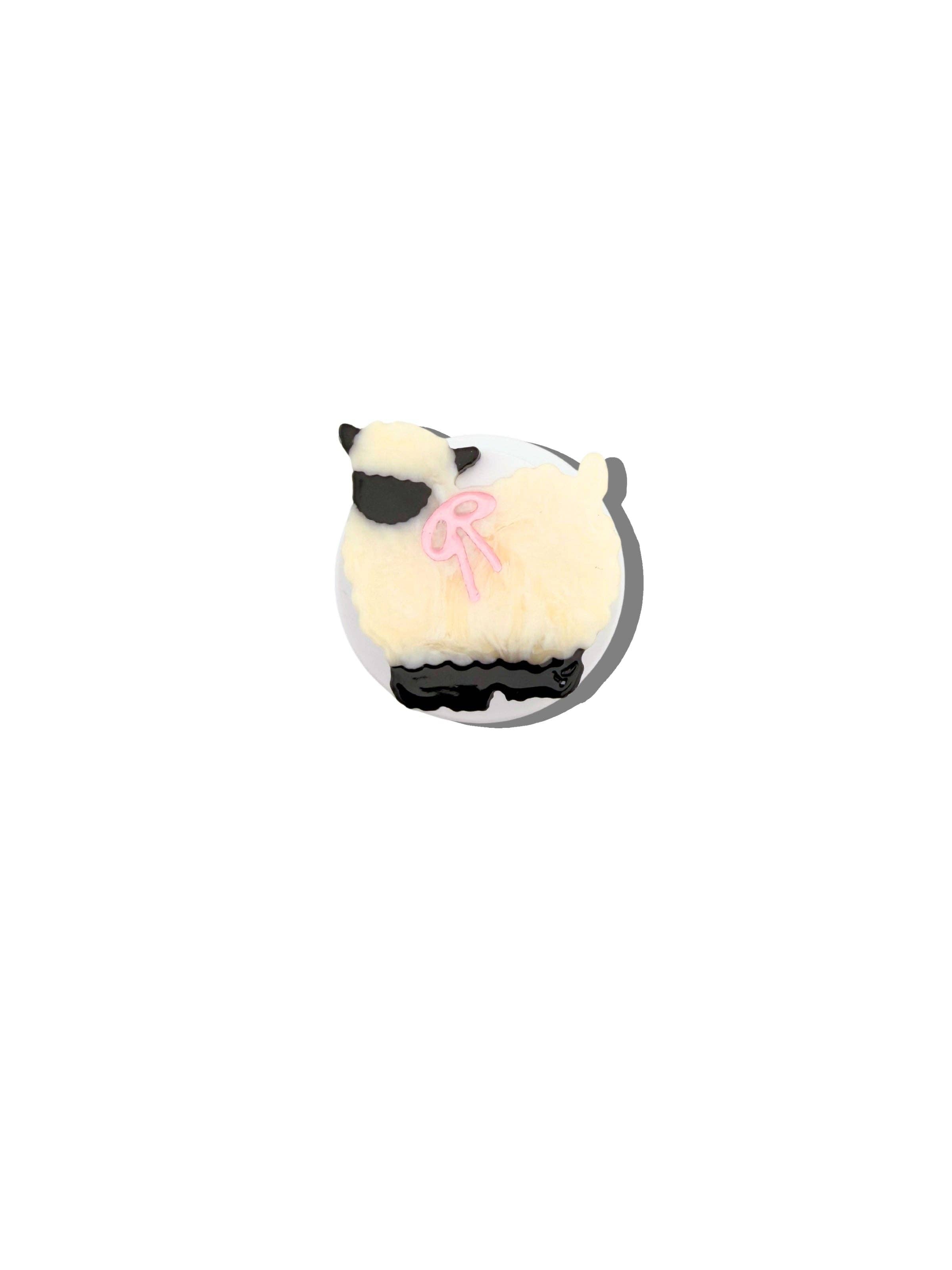 Hand-painted Phone Grip Charm| Sheep | Eco-Friendly