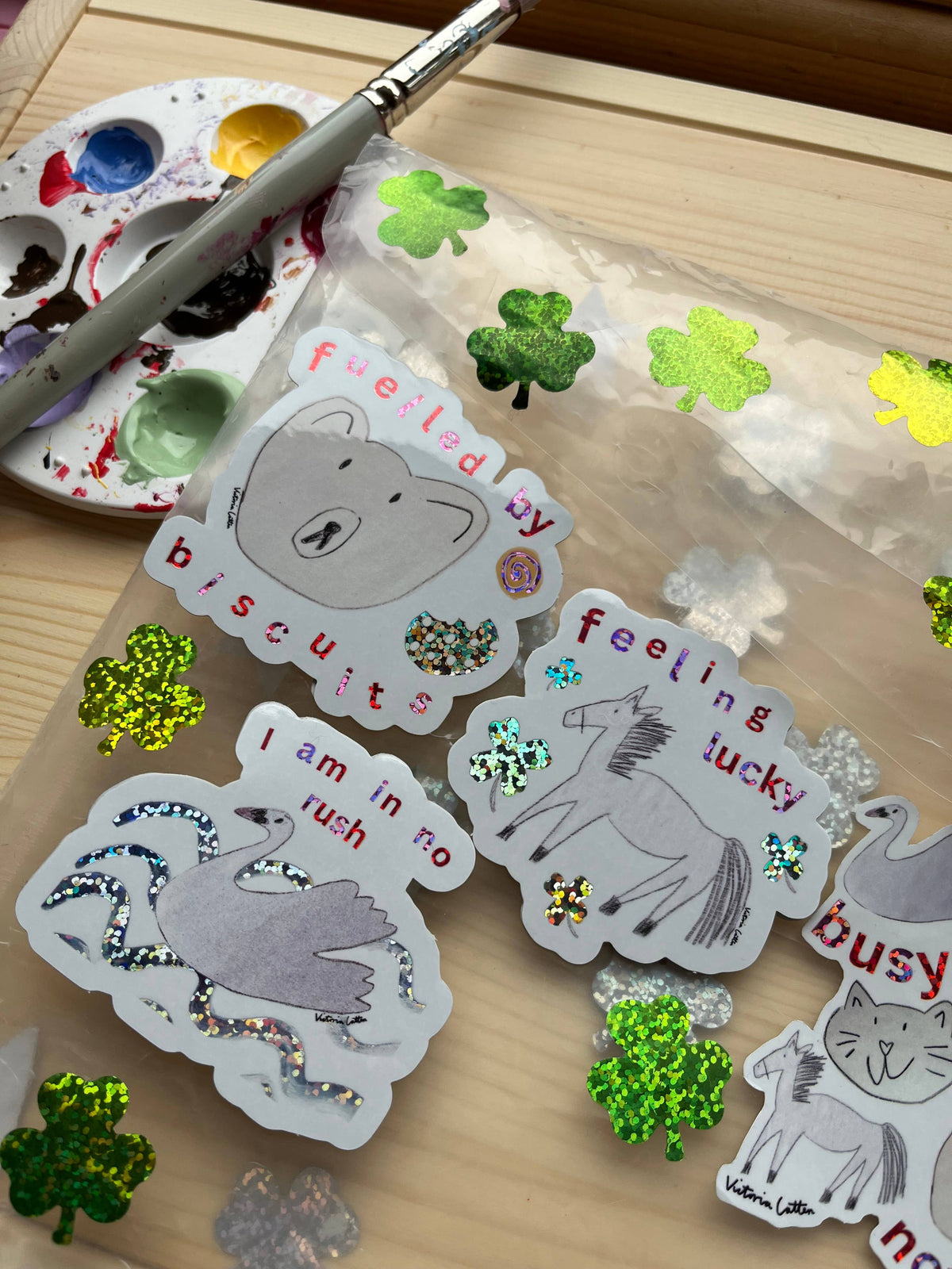 Feeling lucky pony sticker