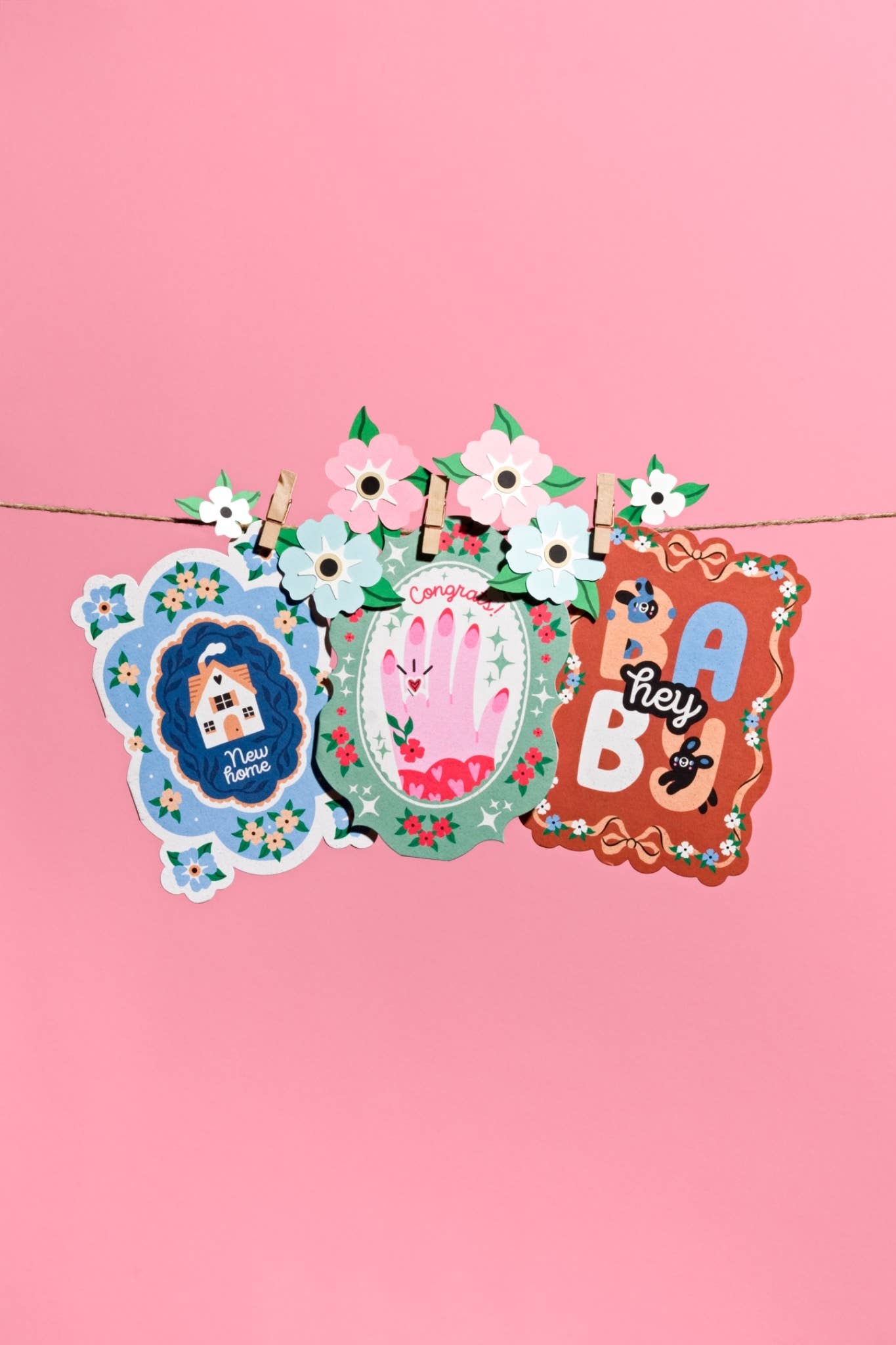 Heart Shaped Happy Birthday Card | Die Cut Greeting Cards