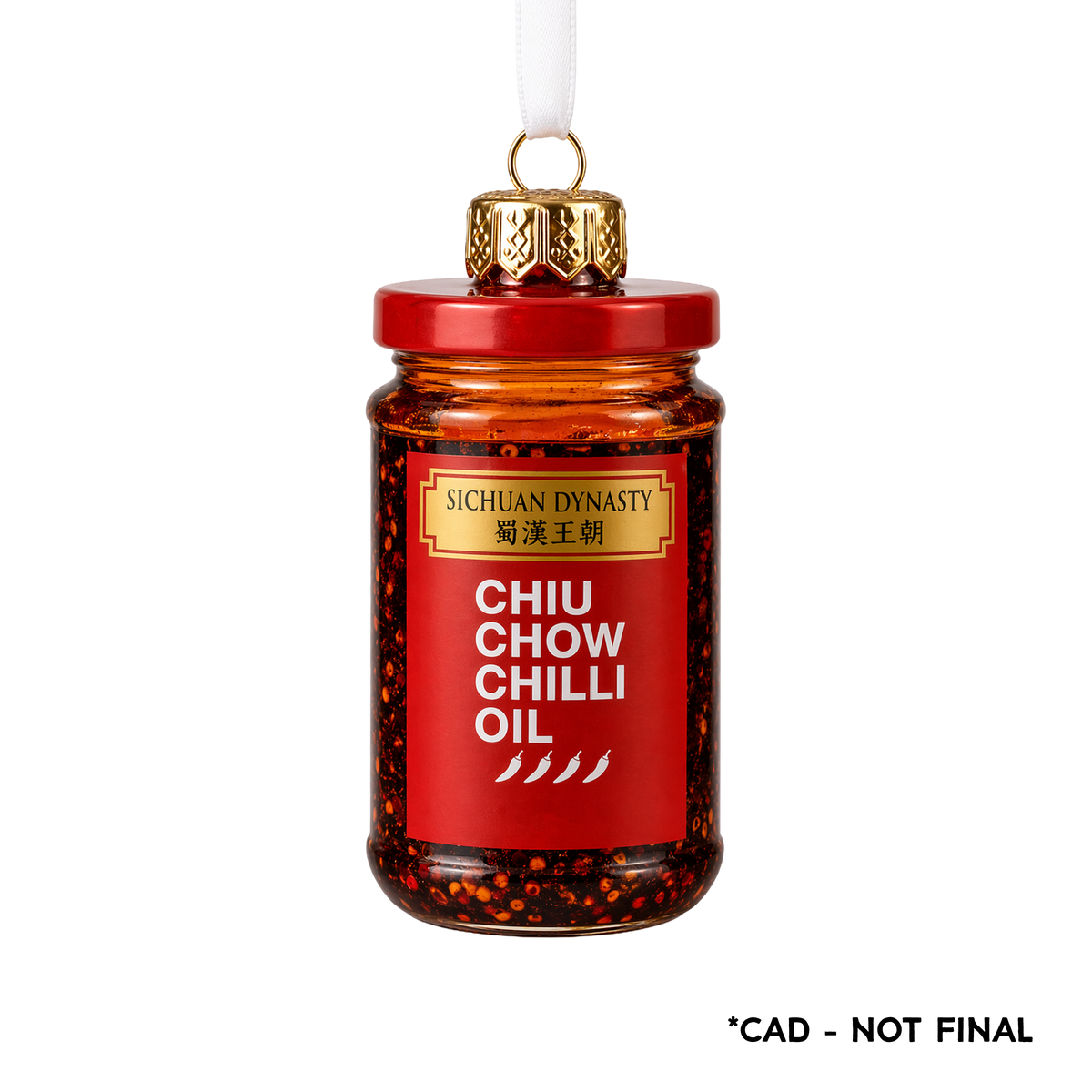 Chilli Oil Christmas Tree Bauble