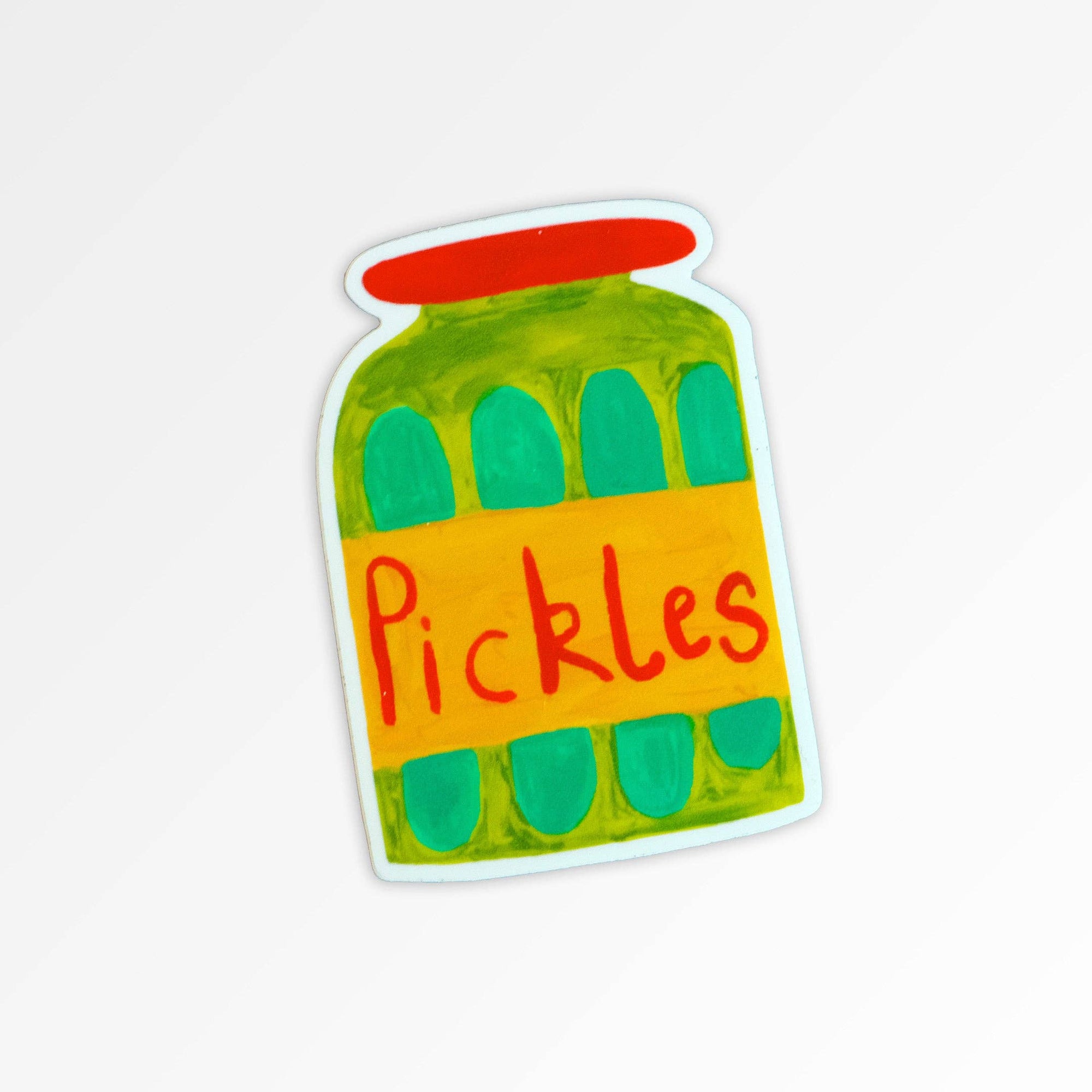 Pickles waterproof vinyl sticker by Proper Good