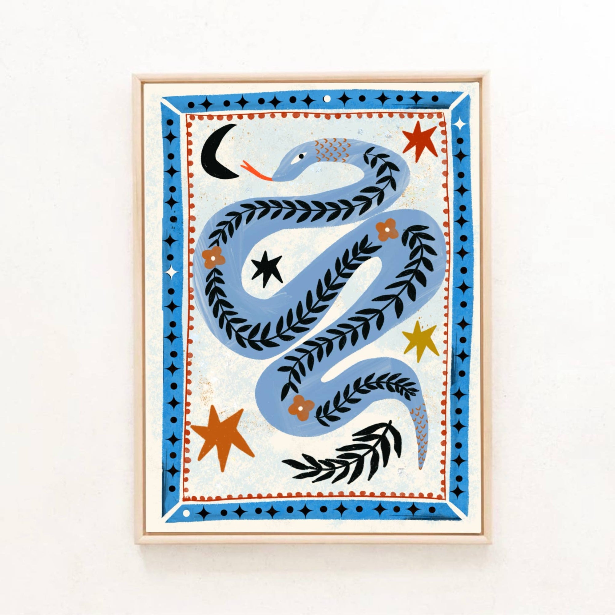 Snake Print - art Carole Hillman Modern Love Store Glasgow