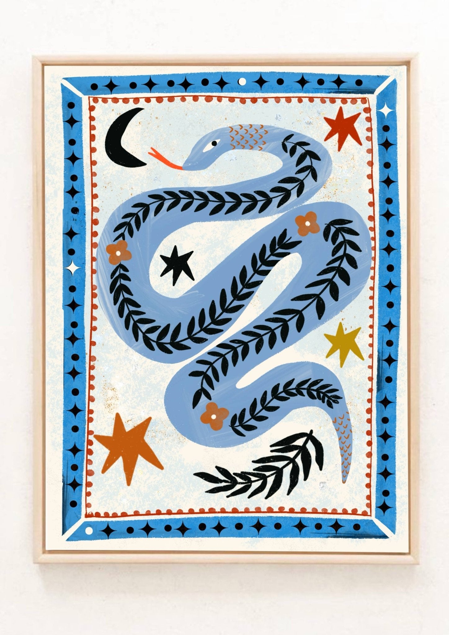 Snake Print - art Carole Hillman Modern Love Store Glasgow