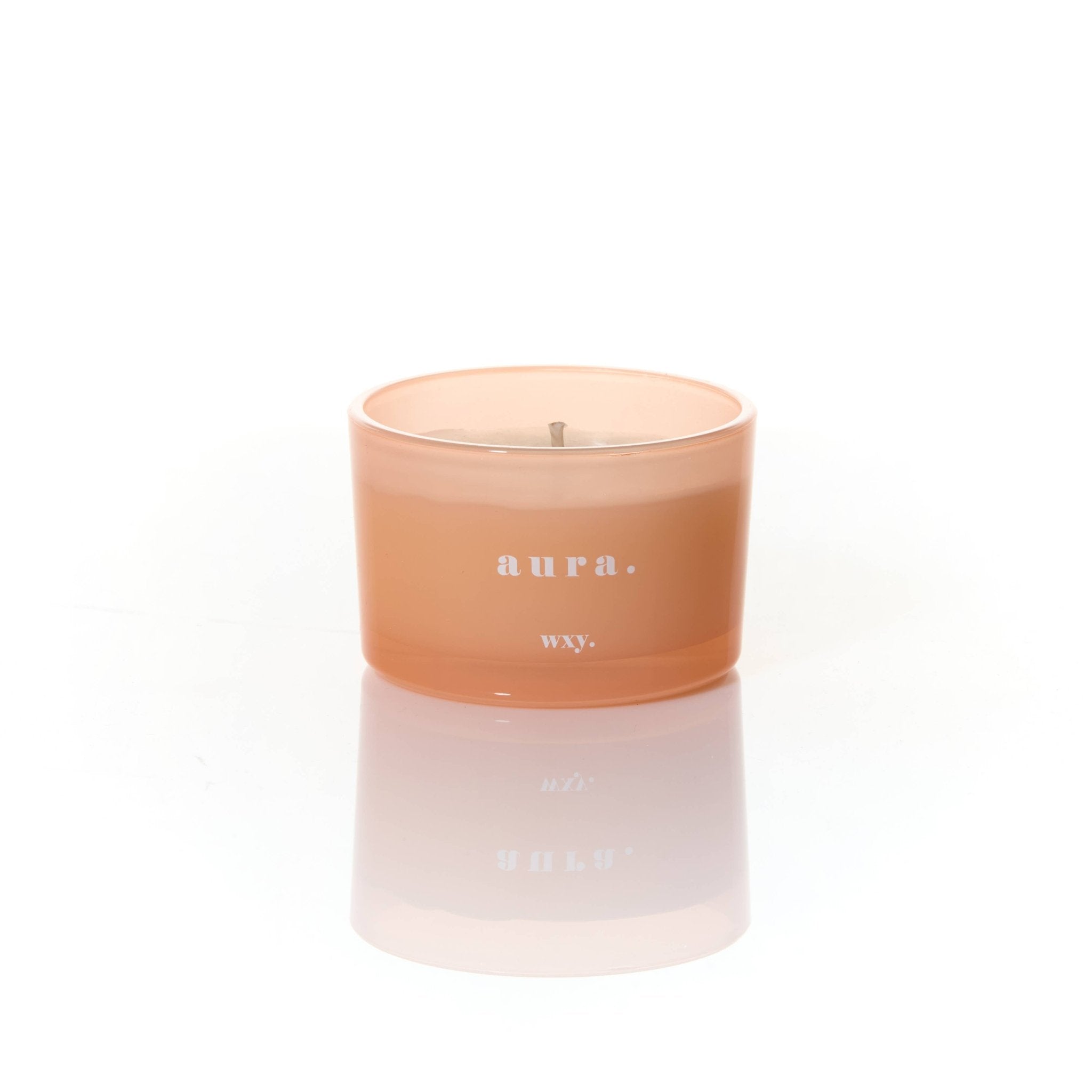 Aura 3oz Candle - White Woods + Amber - wxy. Modern Love Store Glasgow