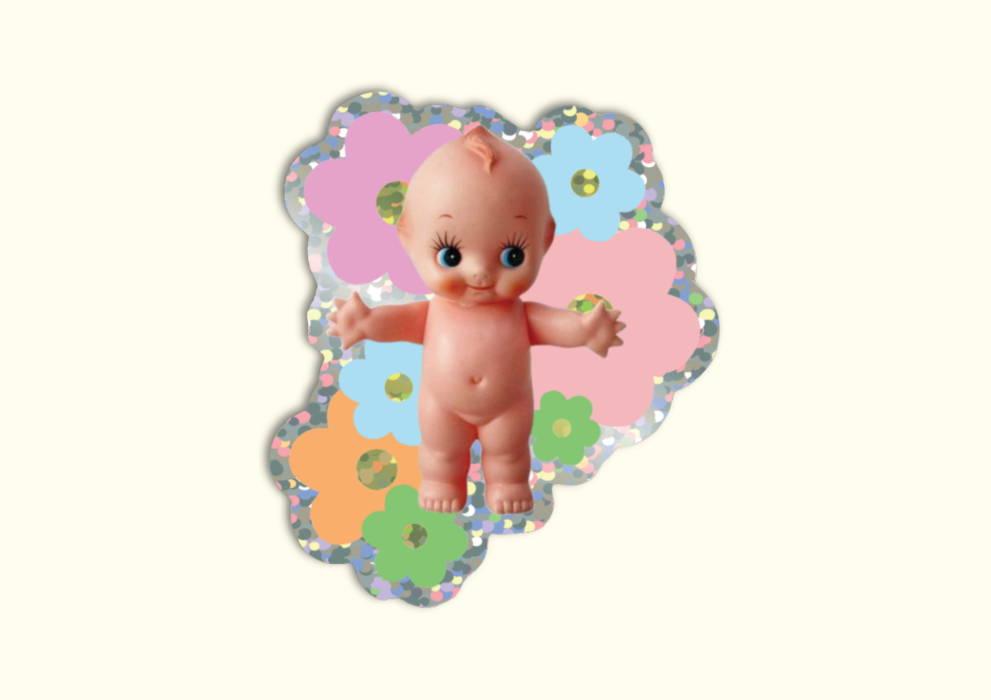 Baby Glitter Sticker