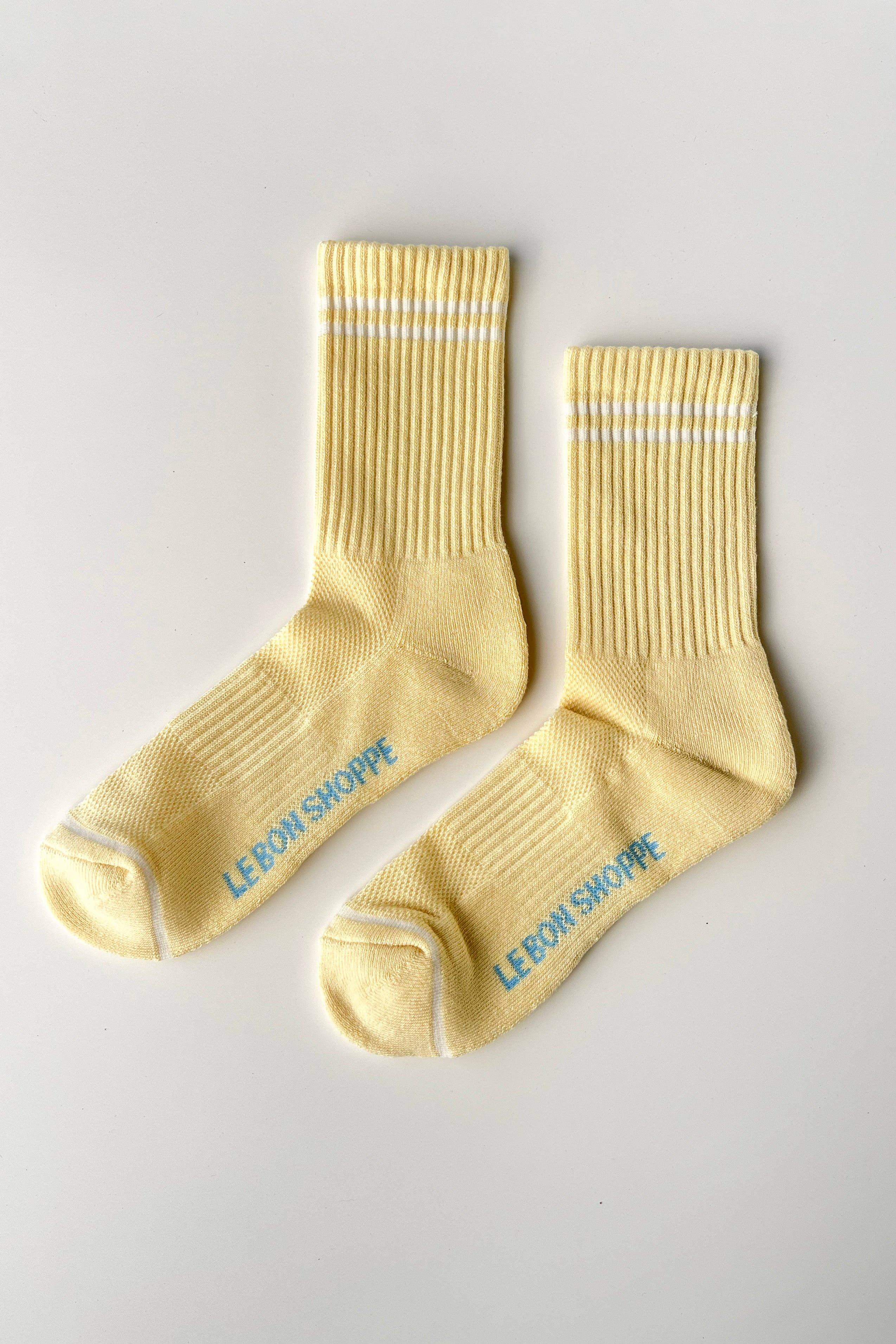 Le Bon Shoppe Boyfriend Socks - Powder Blue