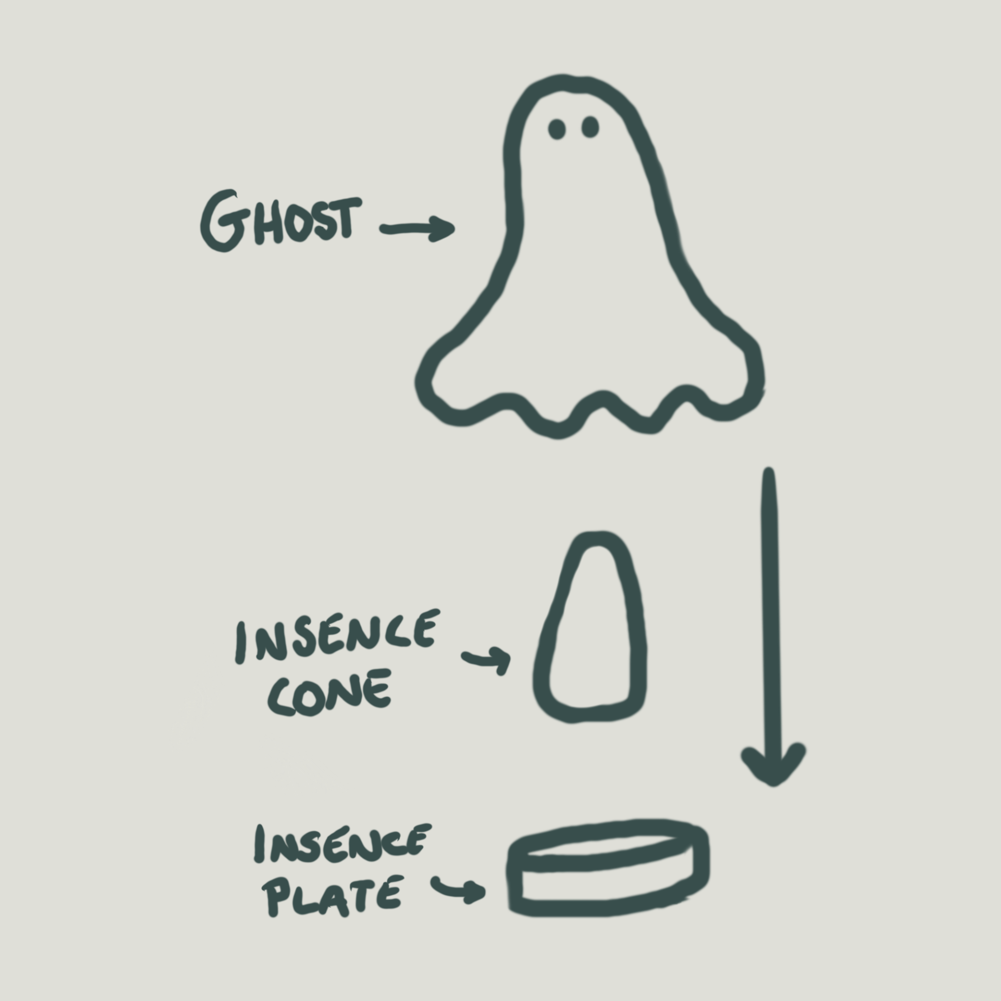 Cowboy Ghost Brown and White