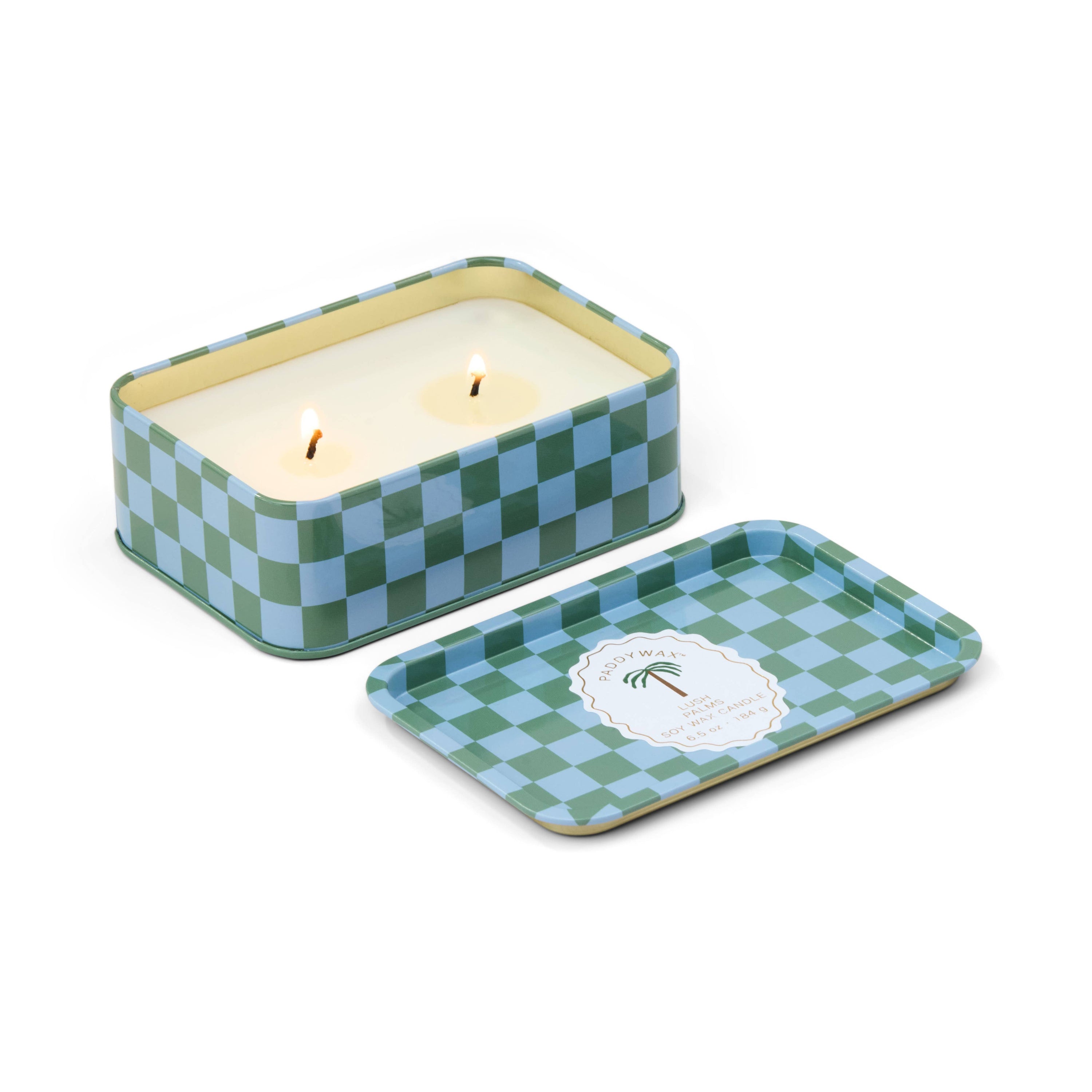 Paddy Wax Tin Candle - Lush Palms