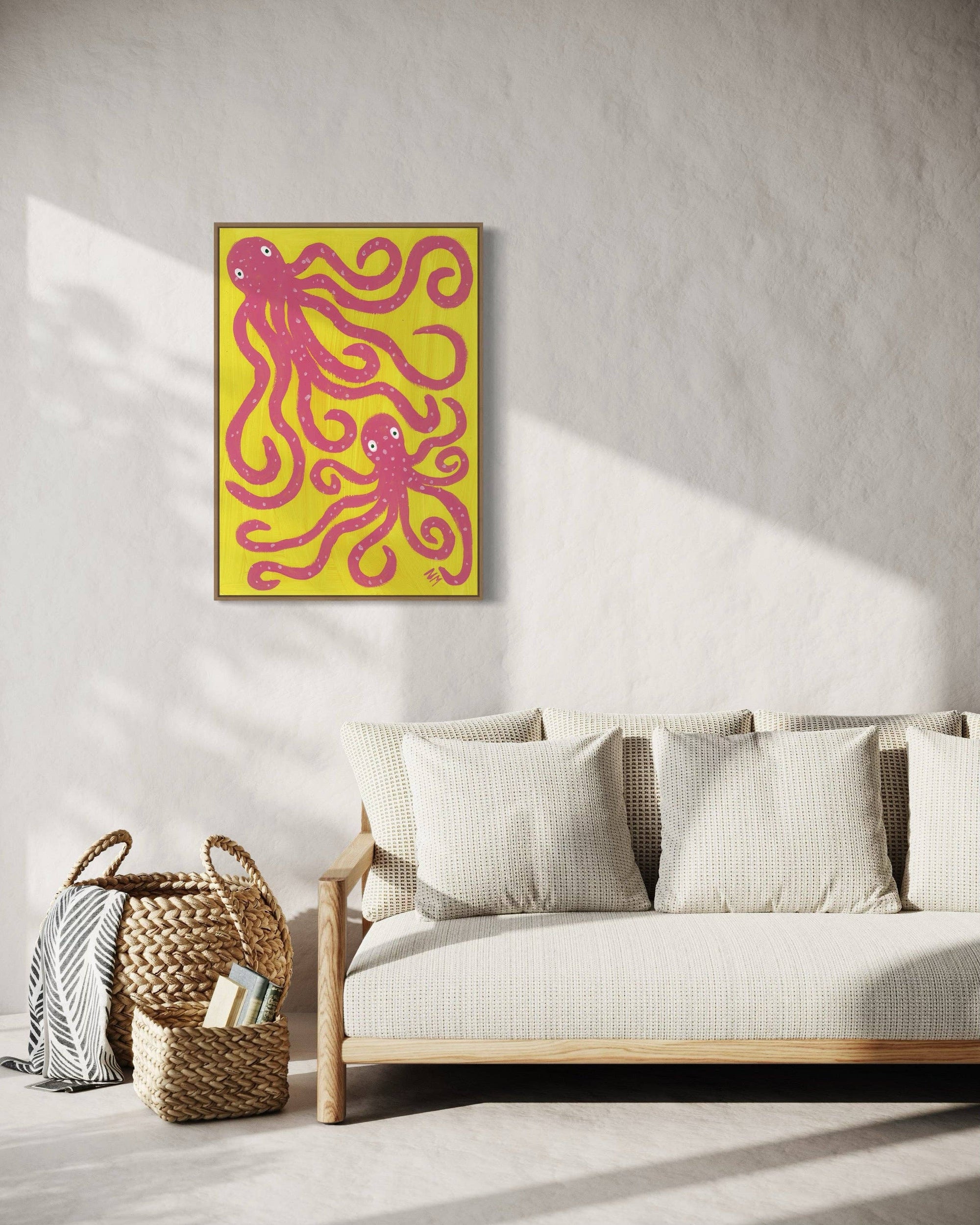 Pink octopus: A4
