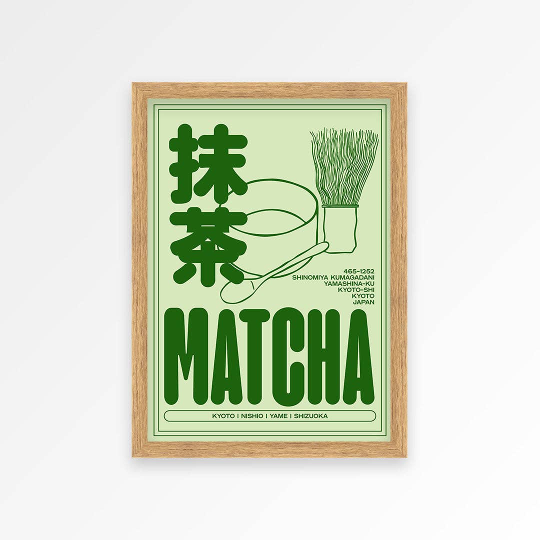 Matcha print A5 — gift for matcha fans