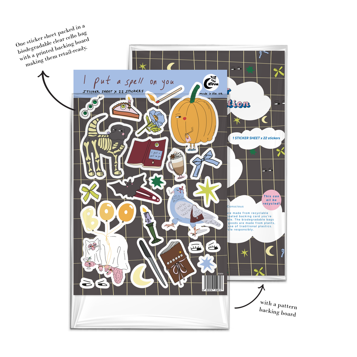 A6 Halloween sticker sheet,mini stickers, sticker sheet 2026