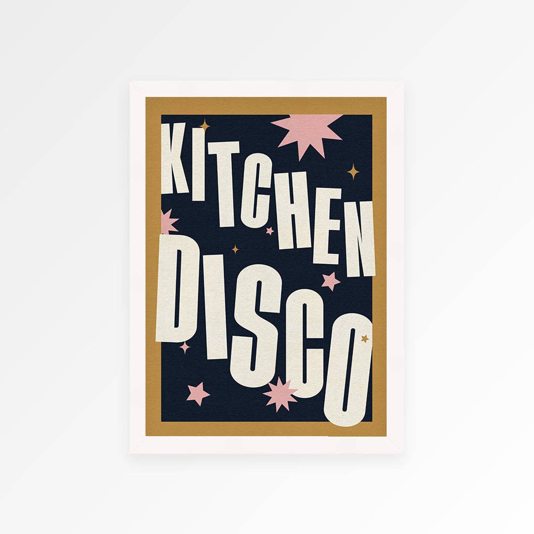 Kitchen Disco A2 print unframed by Proper Good