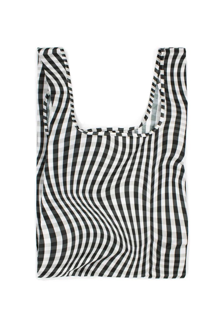 Distorted Gingham I Medium Reusable Bag accessories  bag