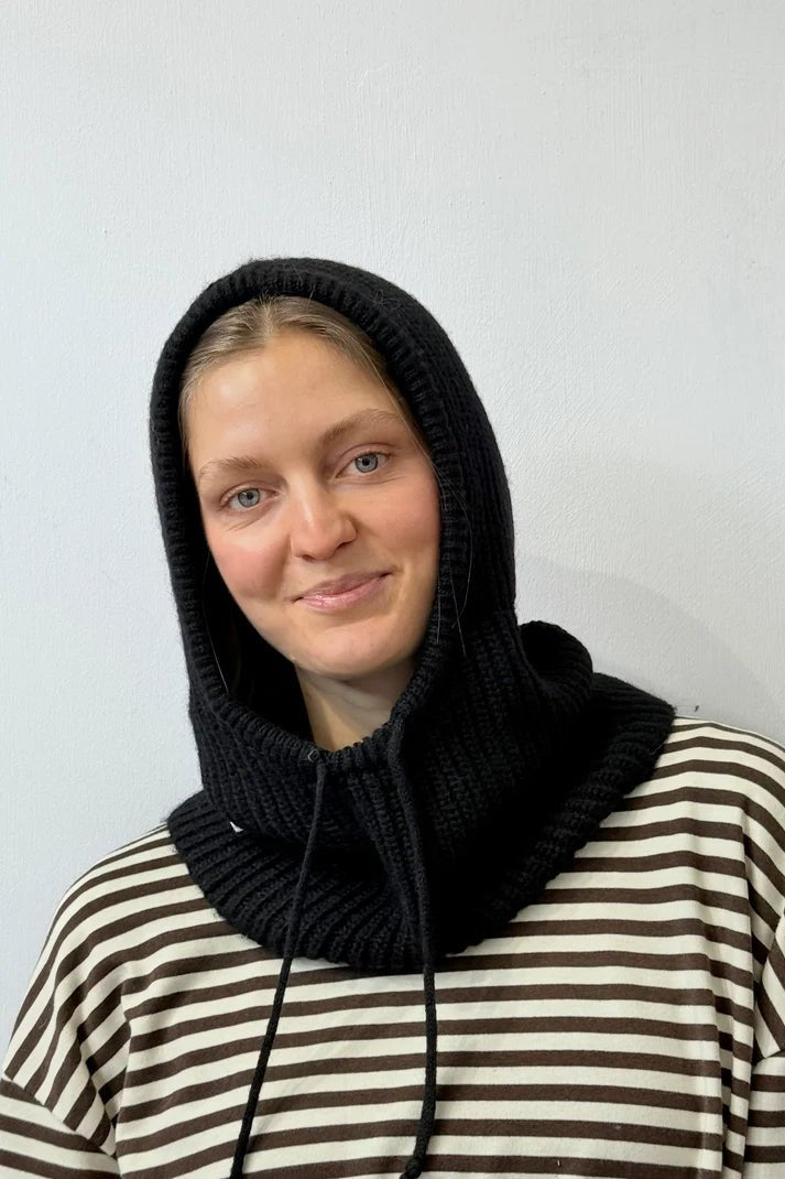 Mohair Balaclava - Black - balaclava Ost London Modern Love Store Glasgow