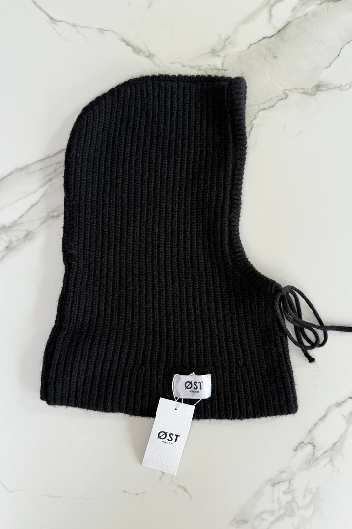 Mohair Balaclava - Black - balaclava Ost London Modern Love Store Glasgow