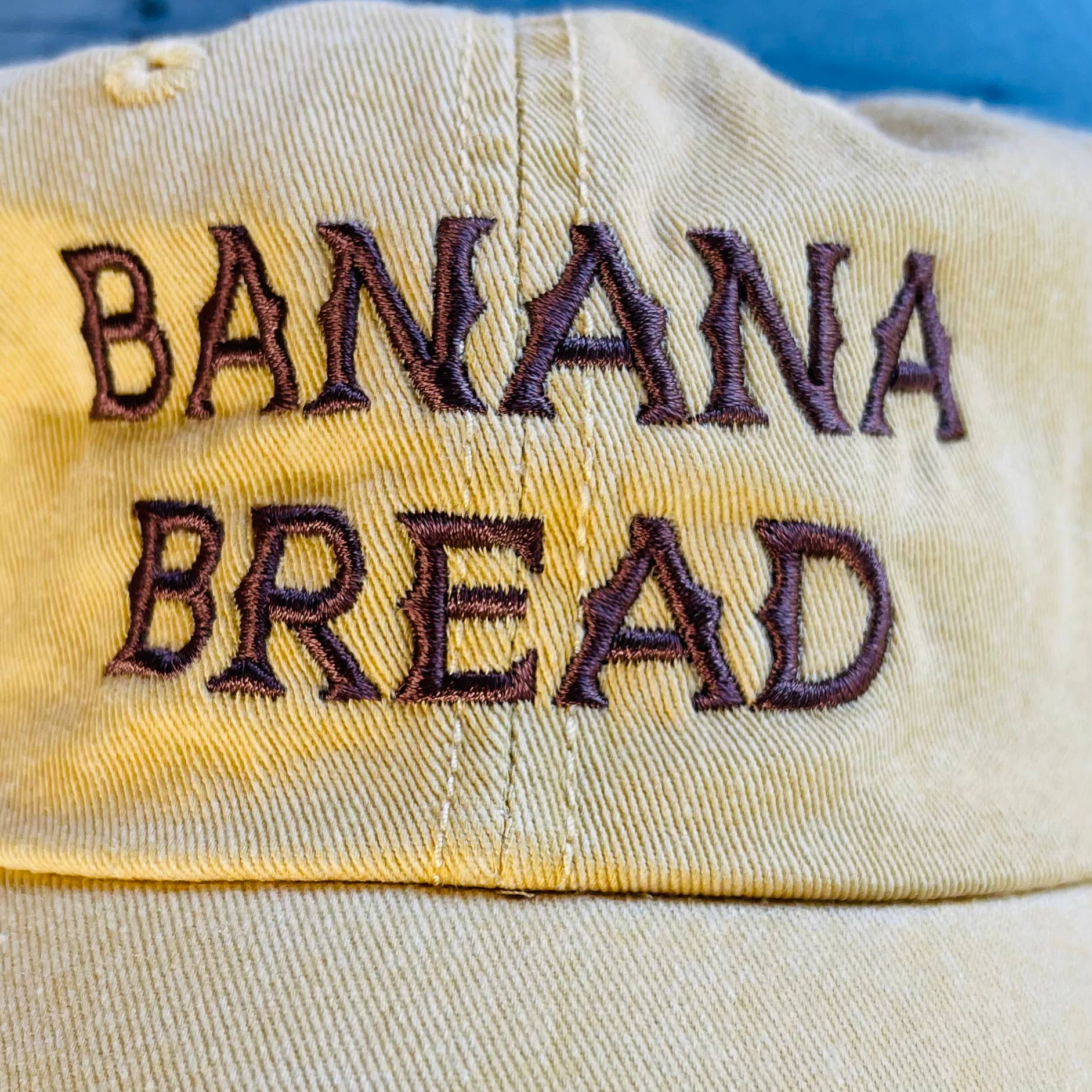 Banana Bread Baseball Cap - The Silver Spider Modern Love Store Glasgow