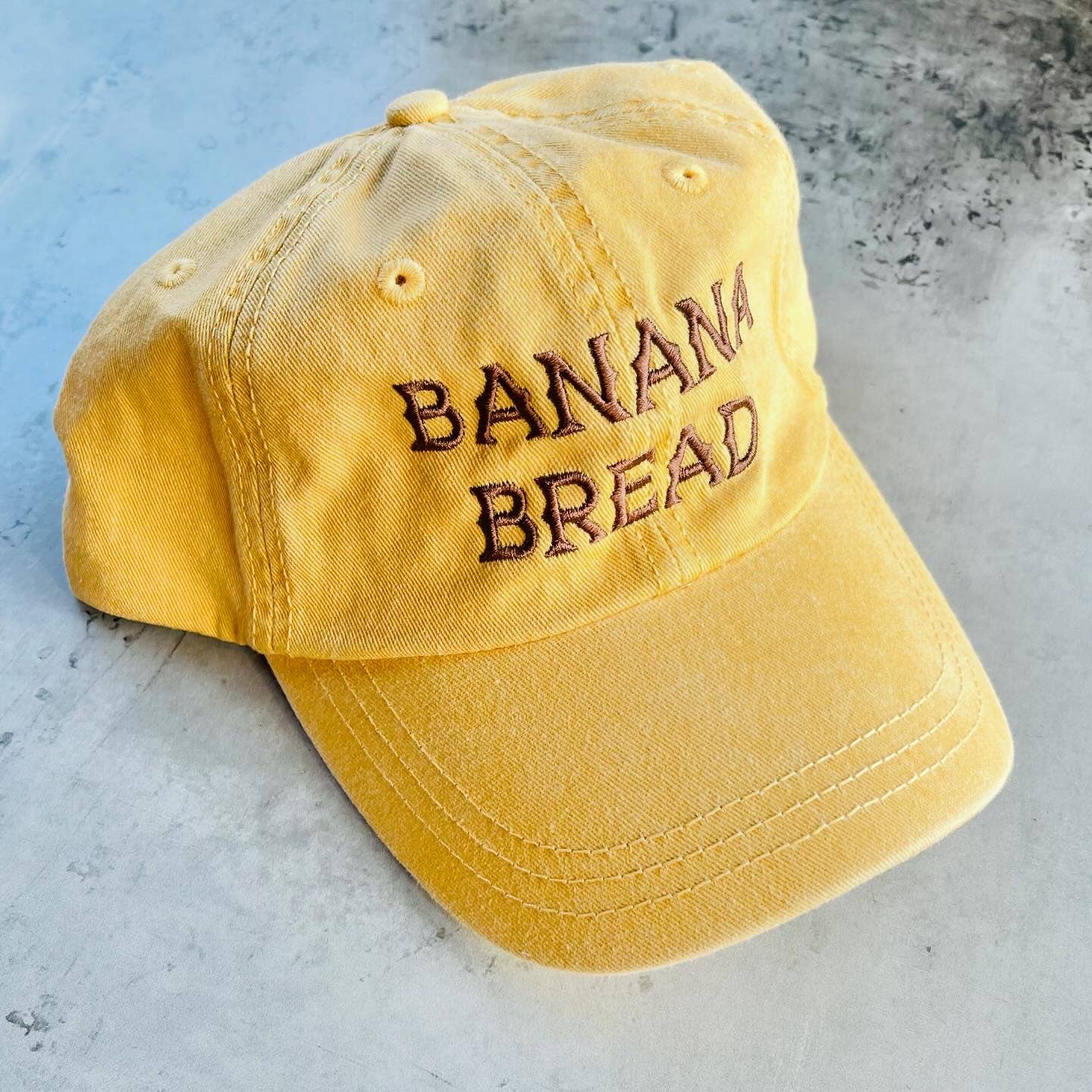 Banana Bread Baseball Cap - The Silver Spider Modern Love Store Glasgow