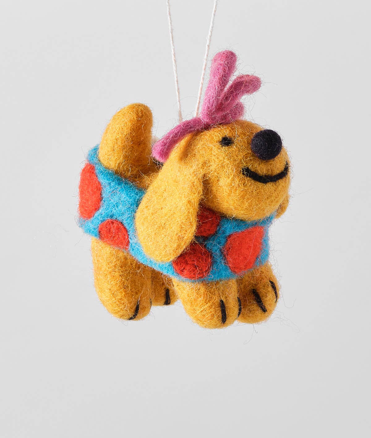 Fifi Dog Hanging Felt Ornament christmas - tree - bauble  bauble