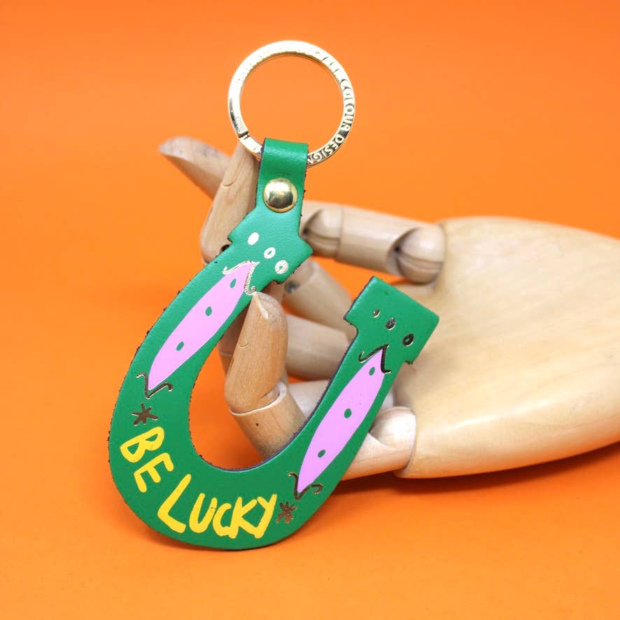 Be Lucky Key Fob: Yellow - Ark Colour Design Modern Love Store Glasgow