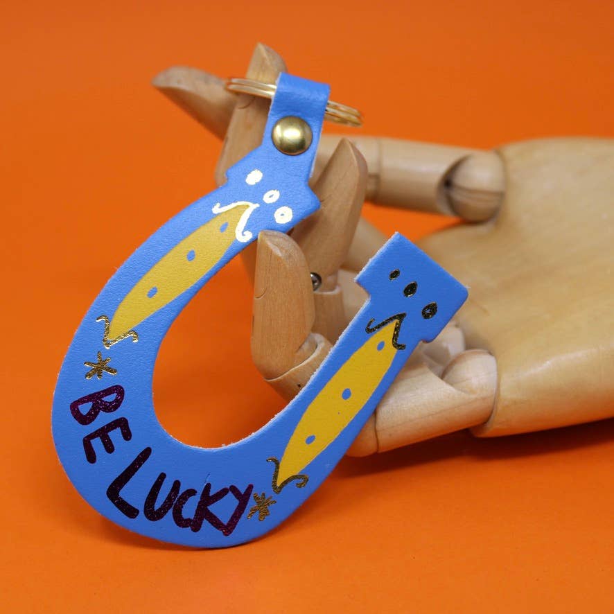 Be Lucky Key Fob: Yellow - Ark Colour Design Modern Love Store Glasgow