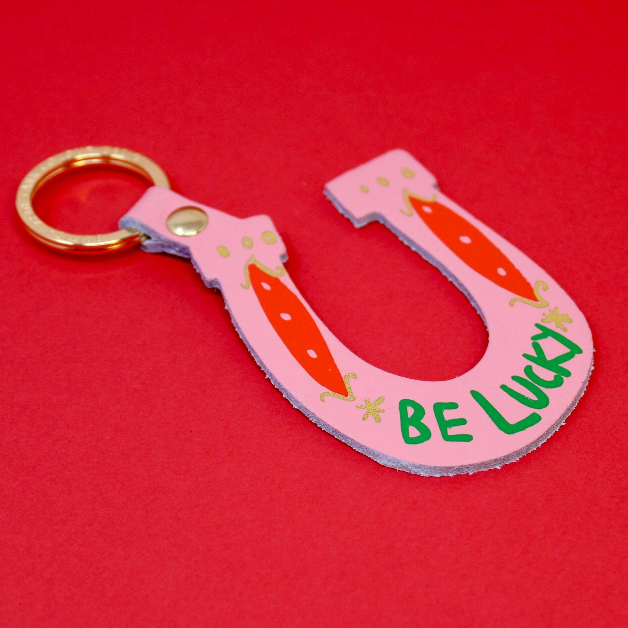 Be Lucky Key Fob: Yellow - Ark Colour Design Modern Love Store Glasgow