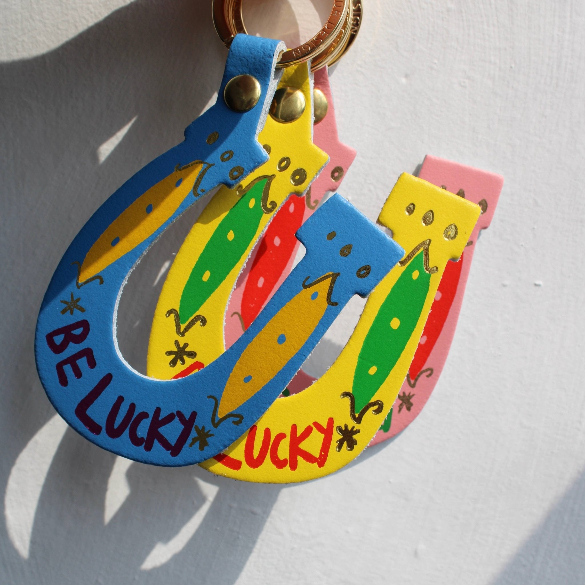 Be Lucky Key Fob: Yellow - Ark Colour Design Modern Love Store Glasgow