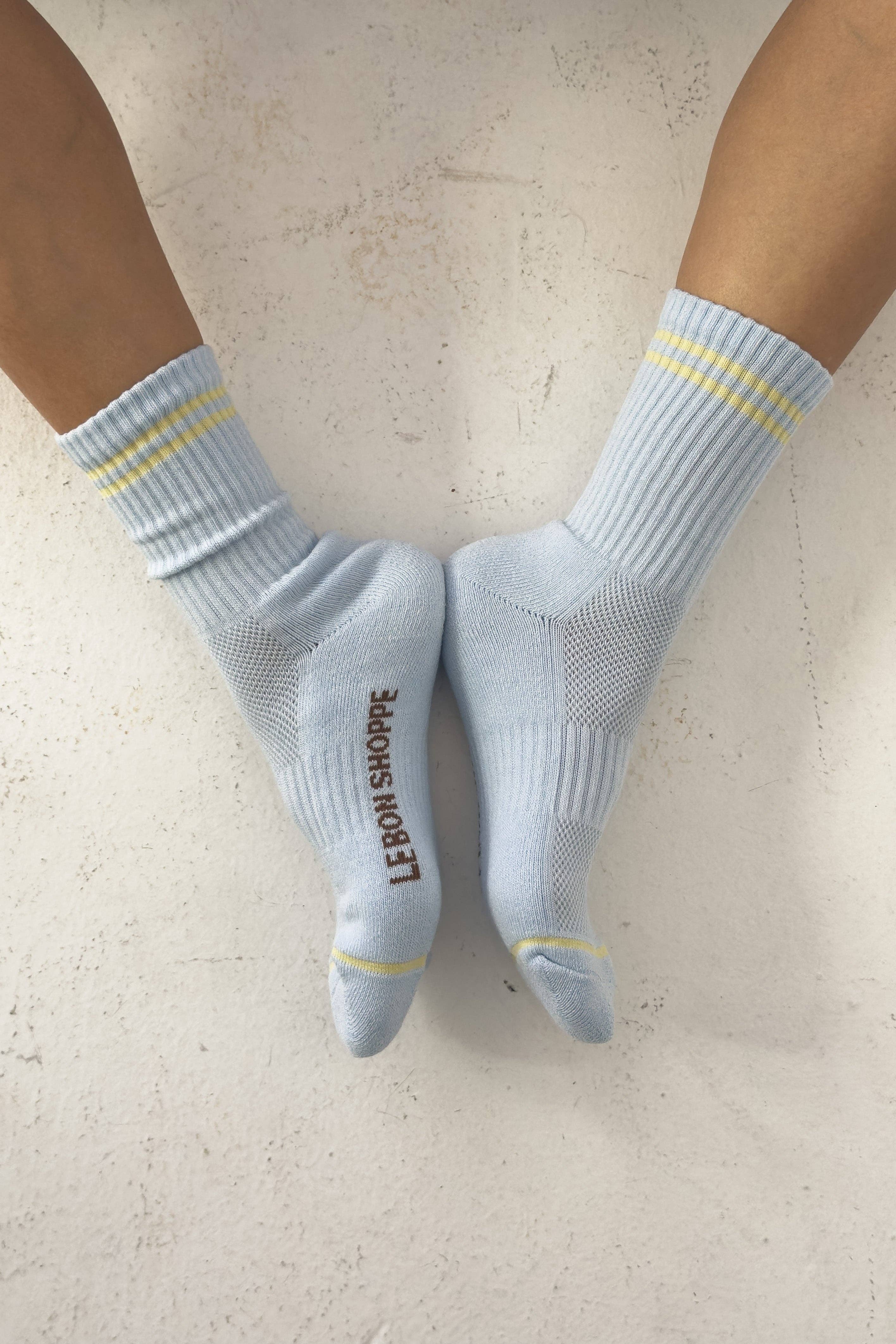 Le Bon Shoppe Boyfriend Socks - Powder Blue