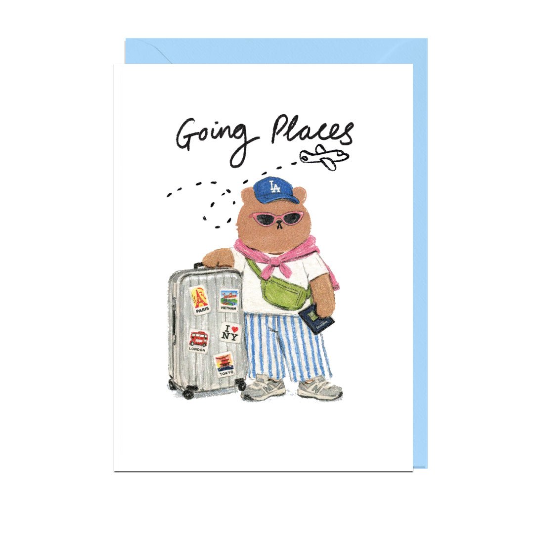 Going Places Card birthday - card  Birthday card