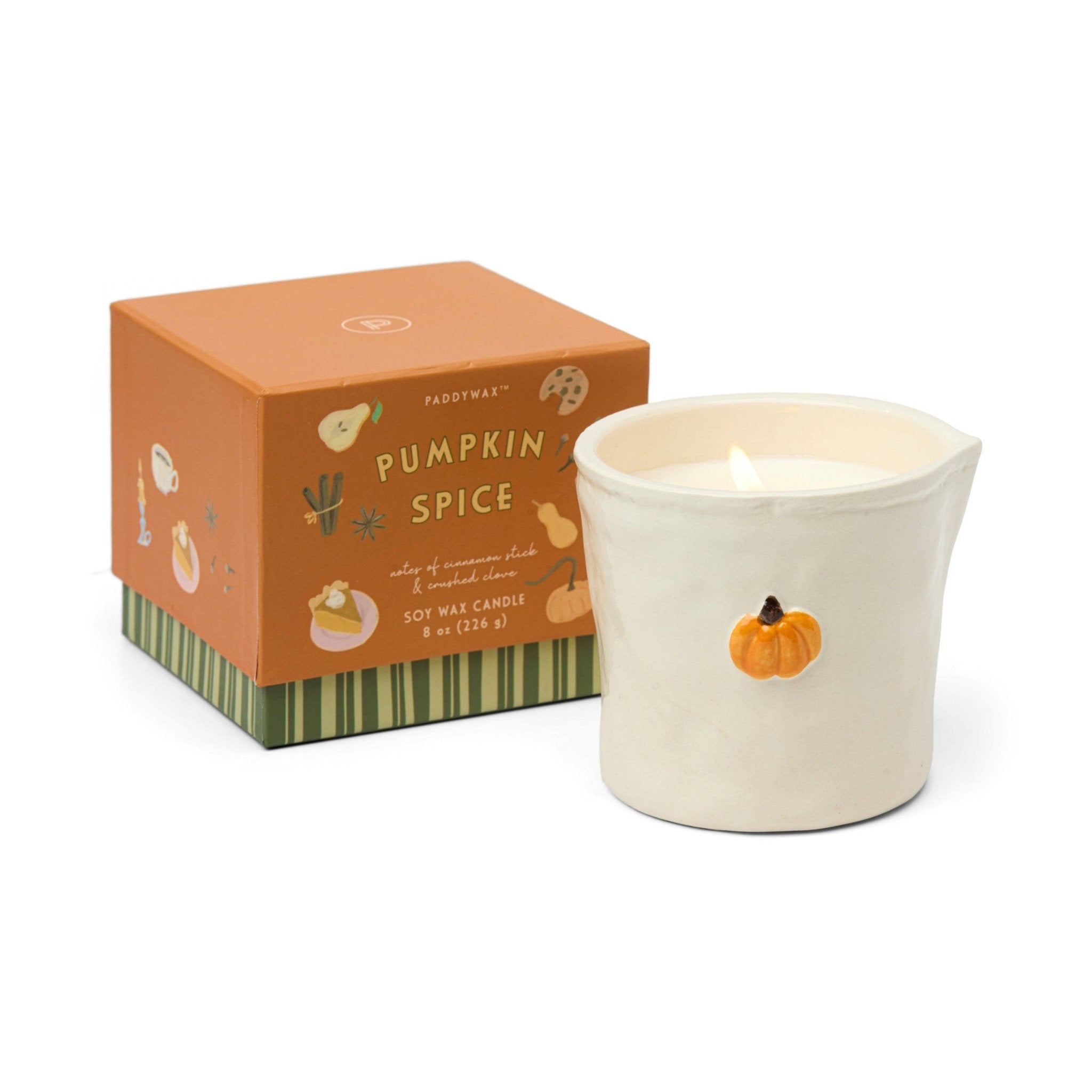 Bistro Ceramic Candle - Pumpkin Spice - Designworks Collective Modern Love Store Glasgow